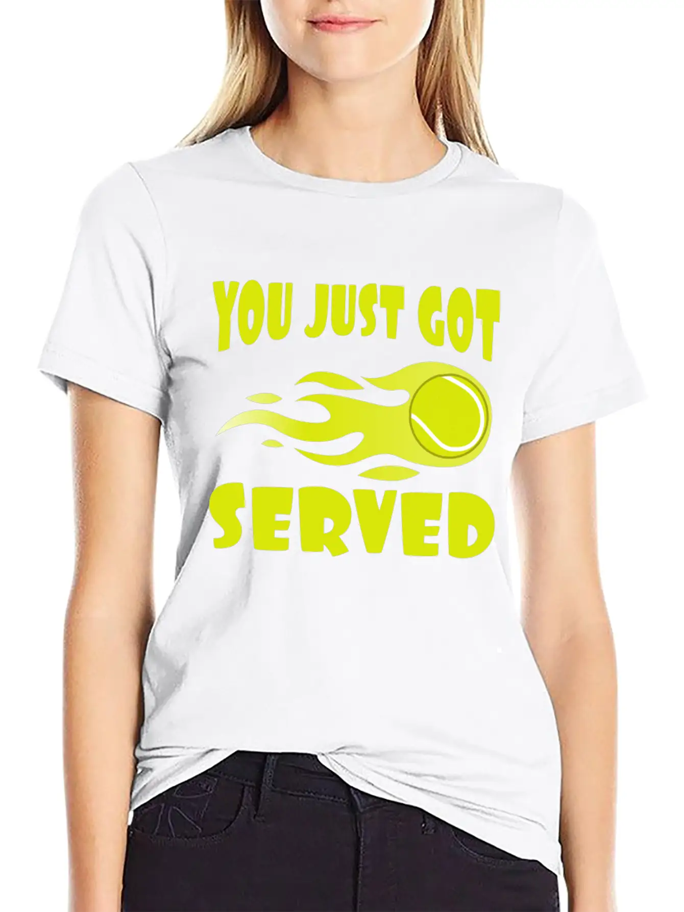 "You Just Got Served" Tshirt Design For Lawn Soft Cotton Short Sleeve Tee – Unisex Wardrobe Staple