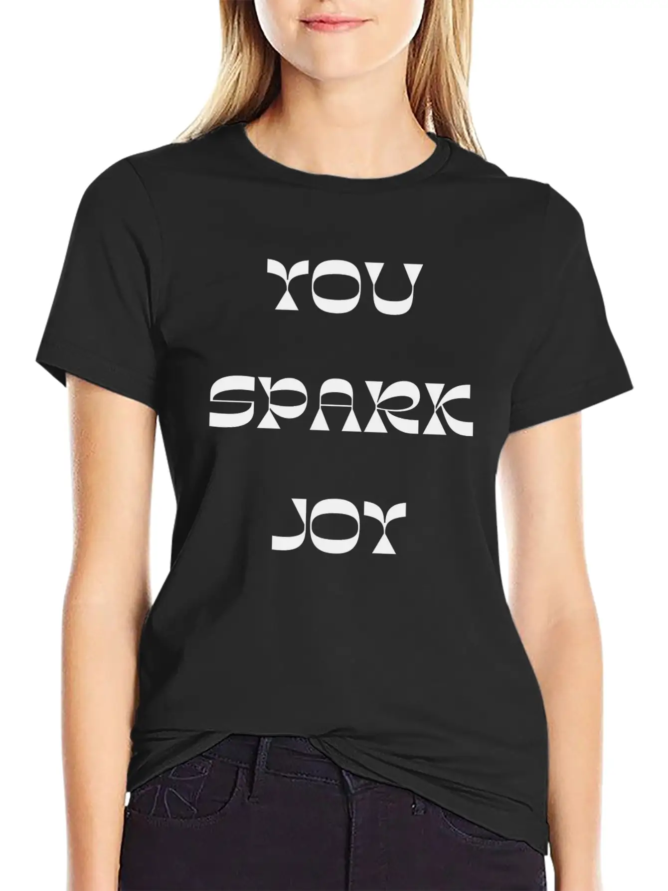 You Spark Joy Stylish Everyday T-Shirt – Unisex Basic Cotton Tee