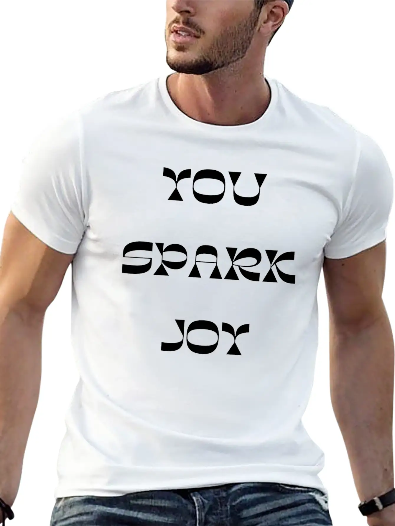 You Spark Joy Stylish Everyday T-Shirt – Unisex Basic Cotton Tee
