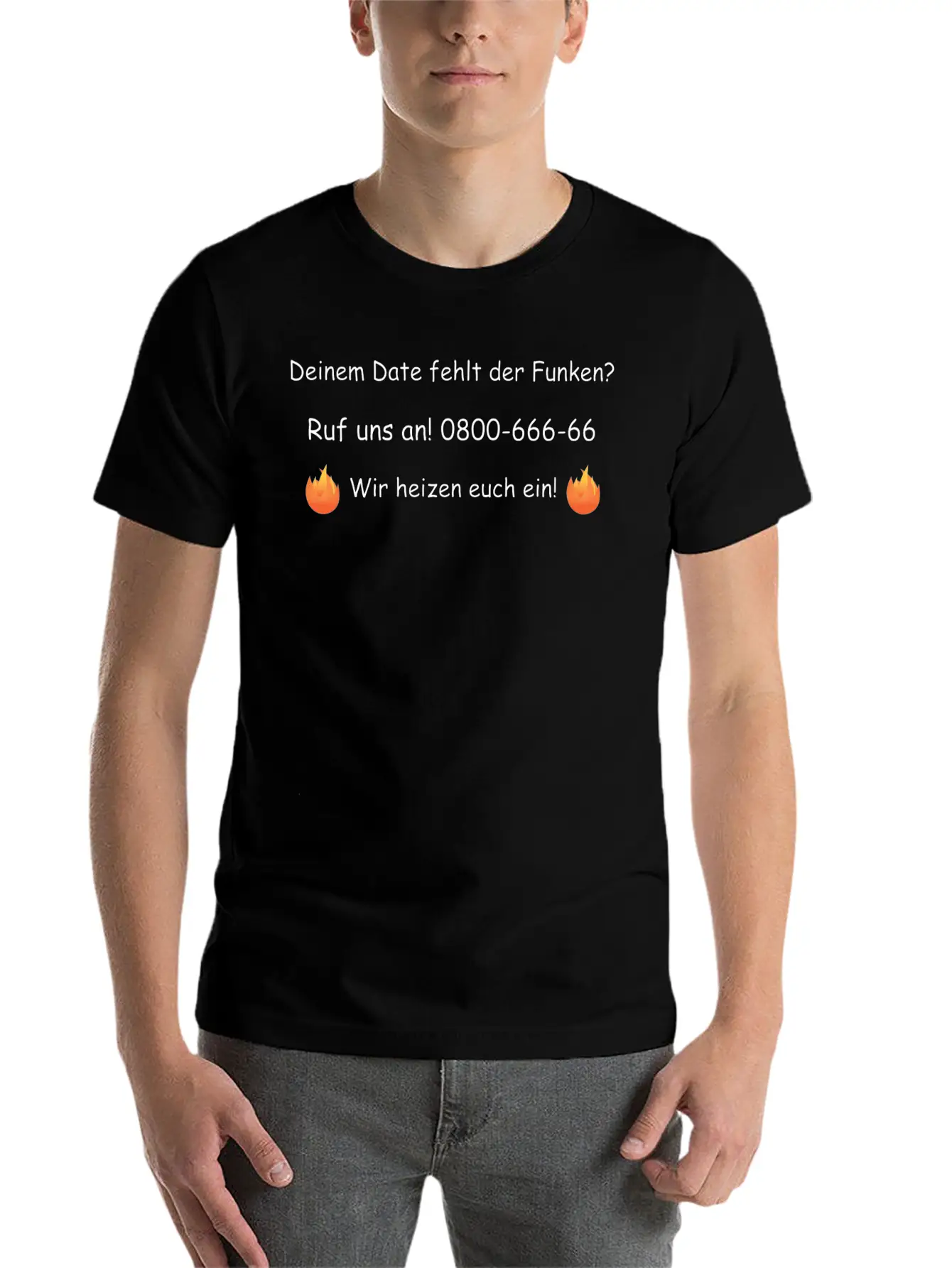 Your Date Lacks The Spark? Fire Department Unisex Casual T-Shirt – Clean Design For Daily Comfort