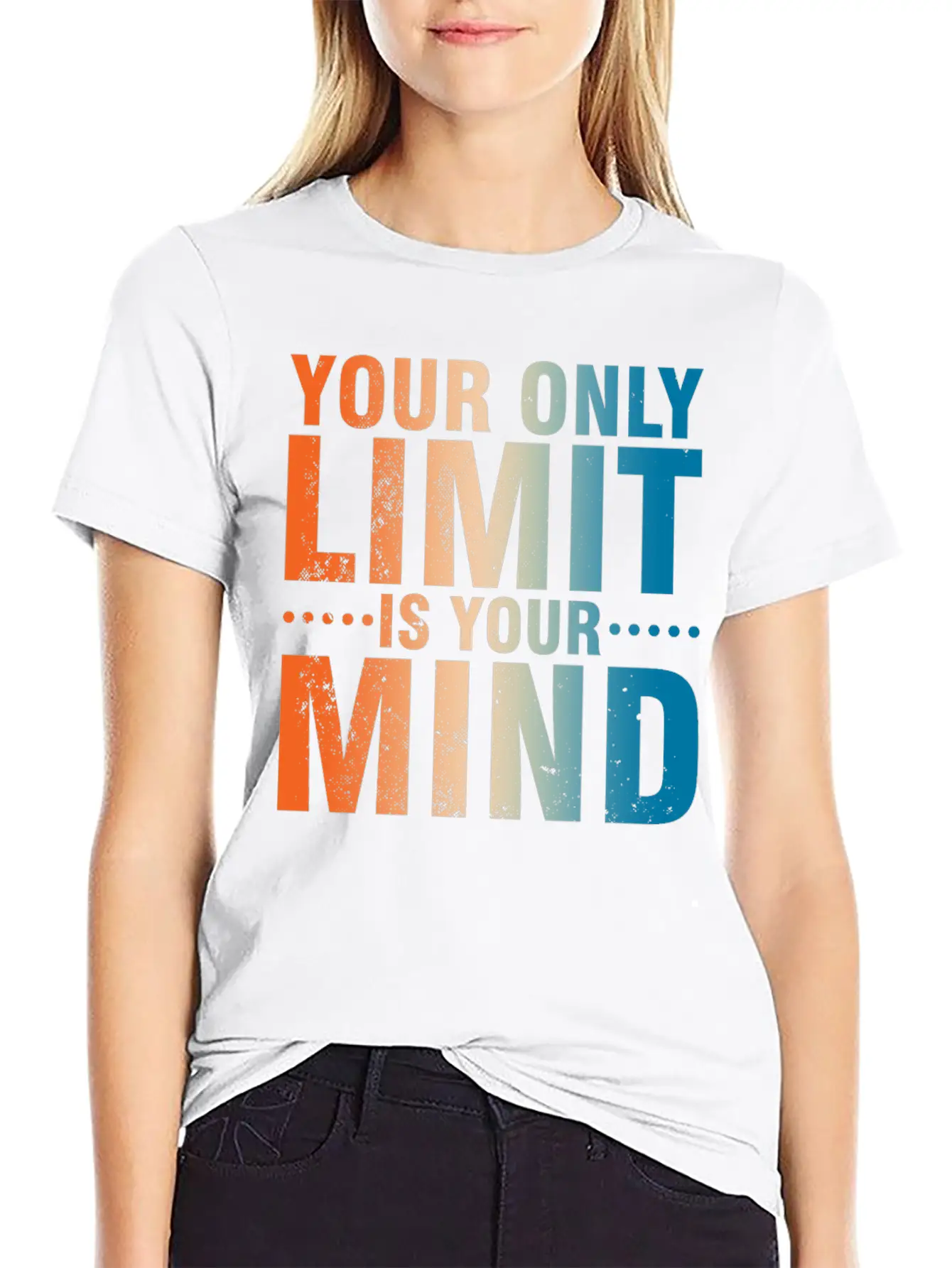 Your Only Limit Is Your Mind Classic Fit Graphic Tee For Daily Comfort – Unisex Cotton Shirt