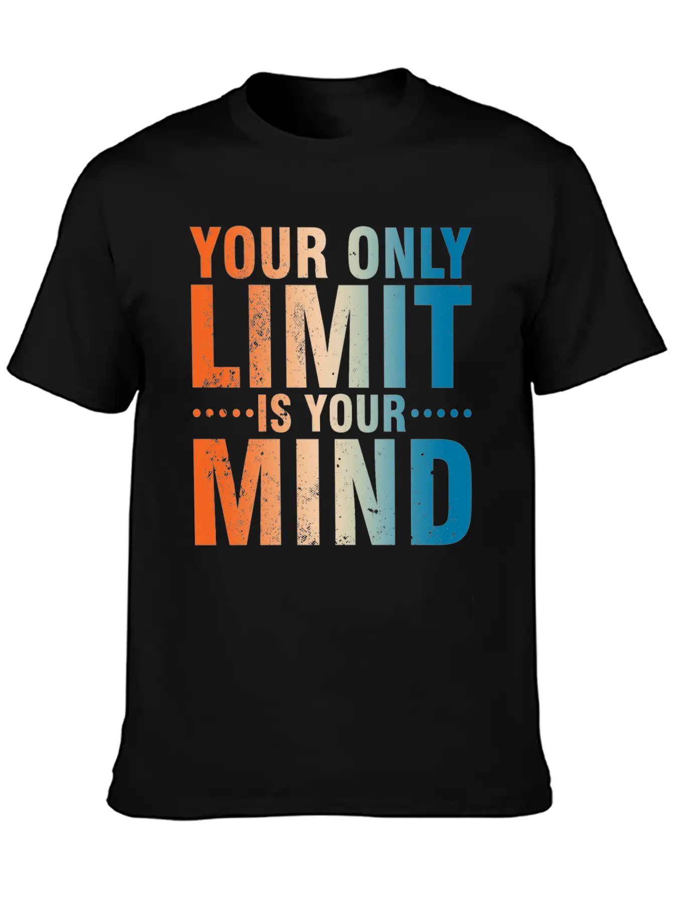 Your Only Limit Is Your Mind Classic Fit Graphic Tee For Daily Comfort – Unisex Cotton Shirt