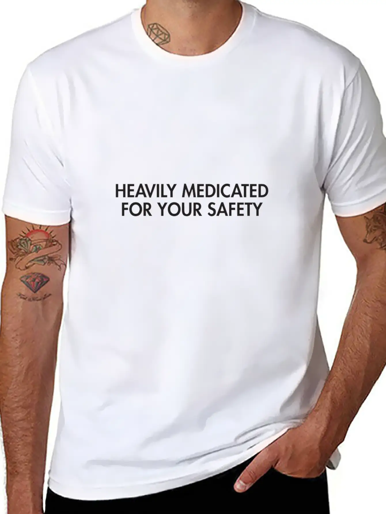 YOUR SAFETY Unisex Casual T-Shirt – Clean Design For Daily Comfort