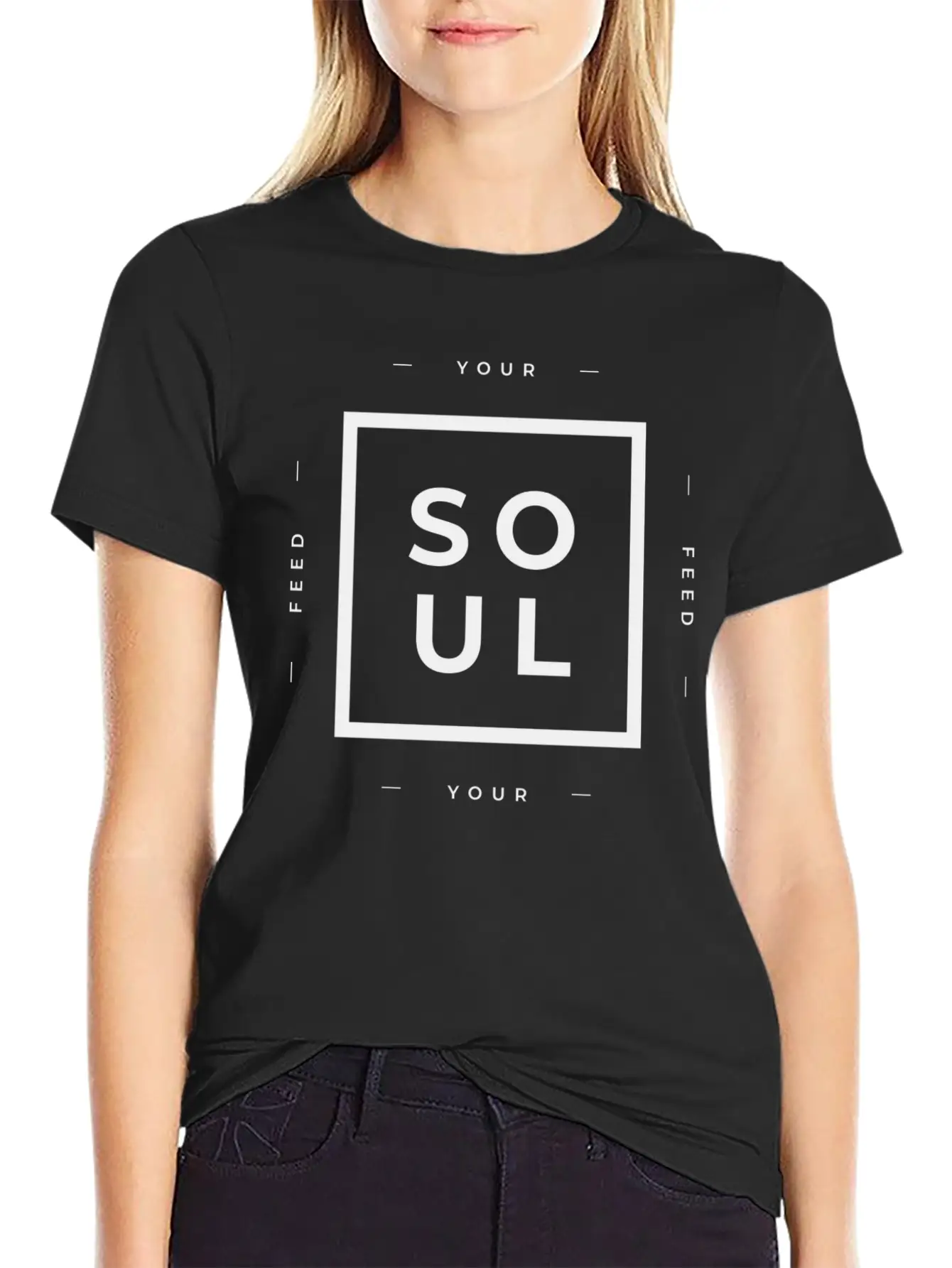 Your Soul Feed Stylish Everyday T-Shirt – Unisex Basic Cotton Tee