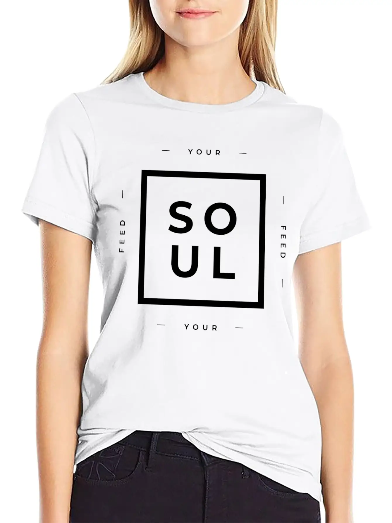 Your Soul Feed Stylish Everyday T-Shirt – Unisex Basic Cotton Tee