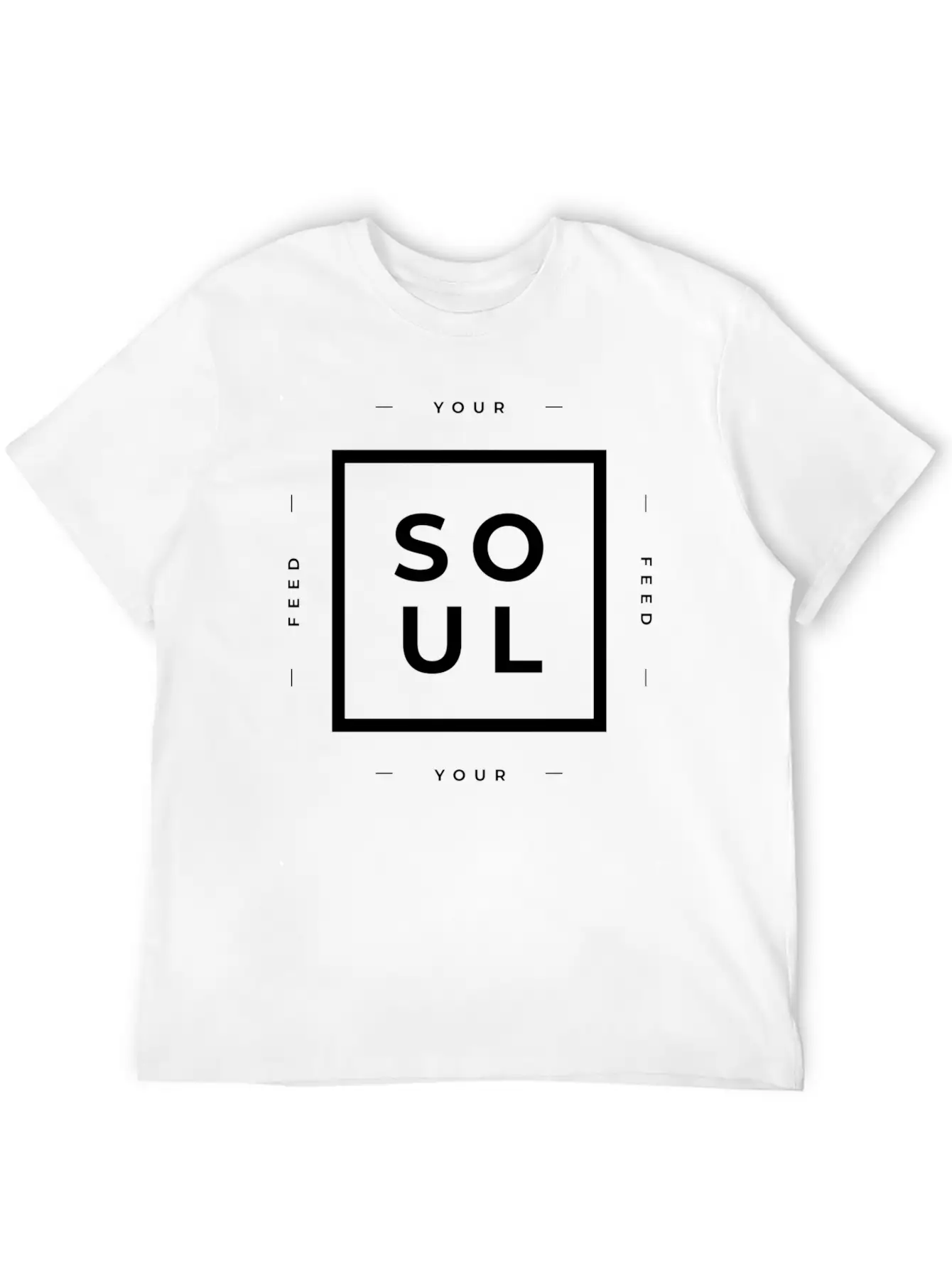 Your Soul Feed Stylish Everyday T-Shirt – Unisex Basic Cotton Tee