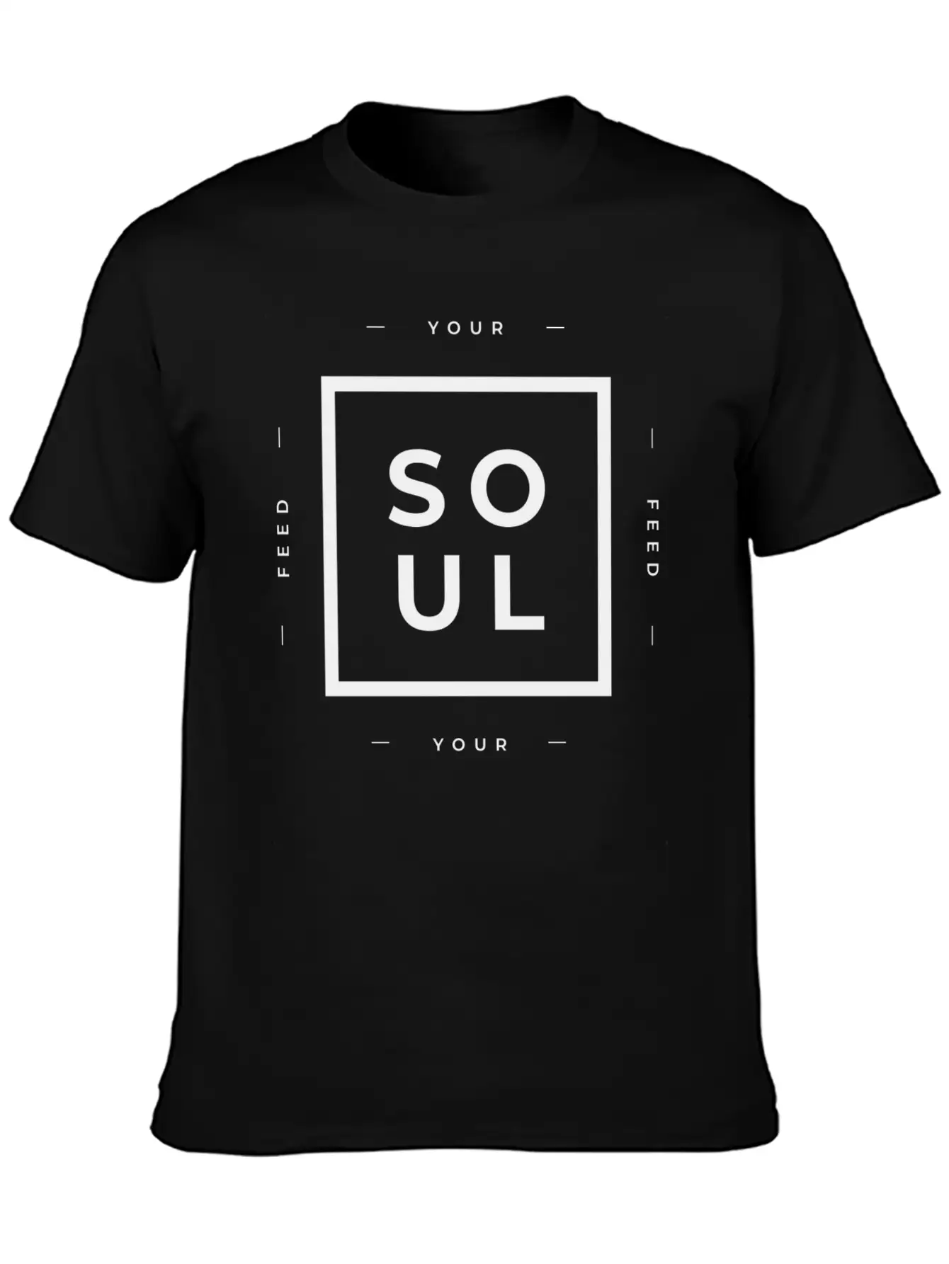 Your Soul Feed Stylish Everyday T-Shirt – Unisex Basic Cotton Tee