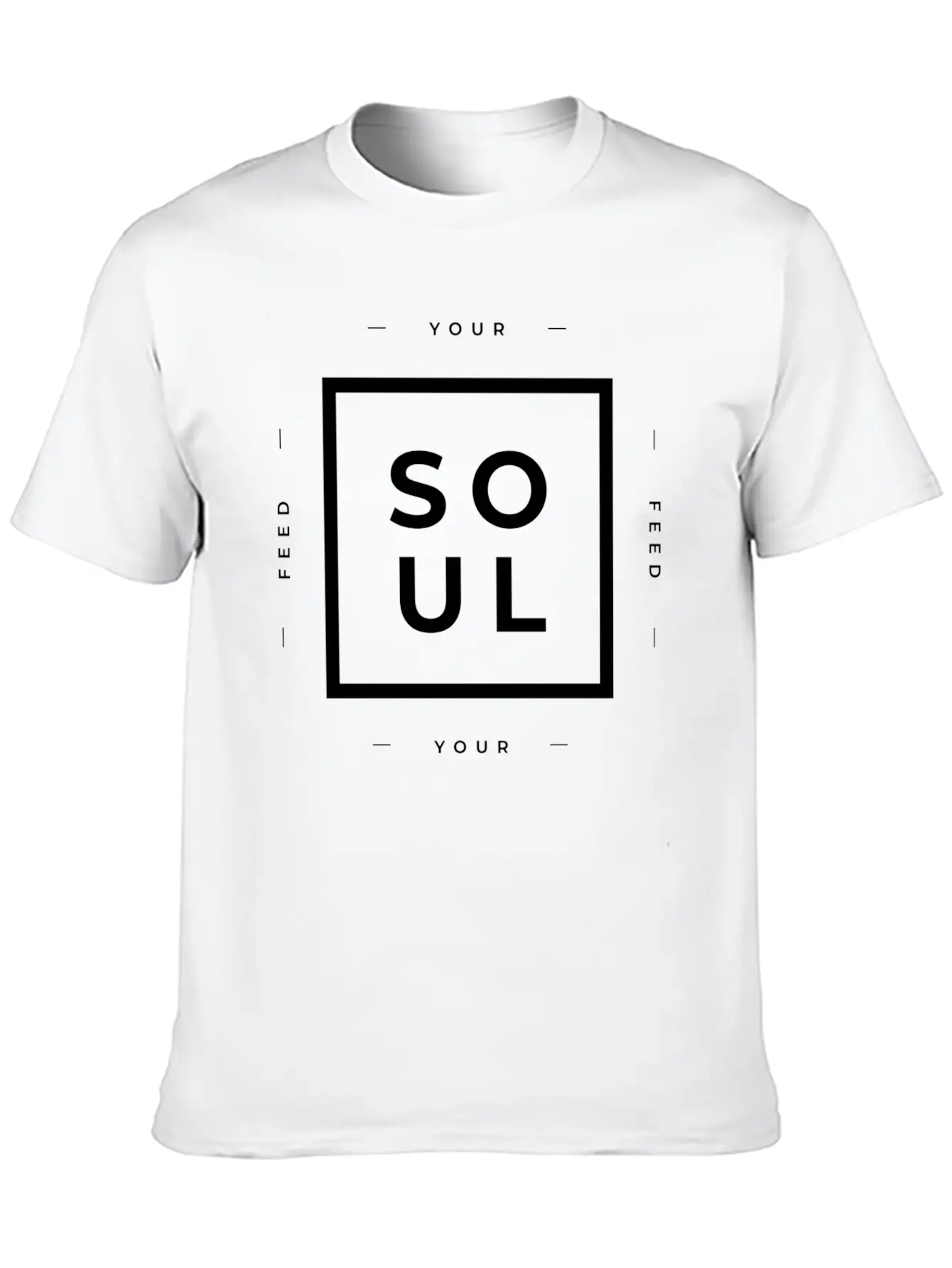 Your Soul Feed Stylish Everyday T-Shirt – Unisex Basic Cotton Tee