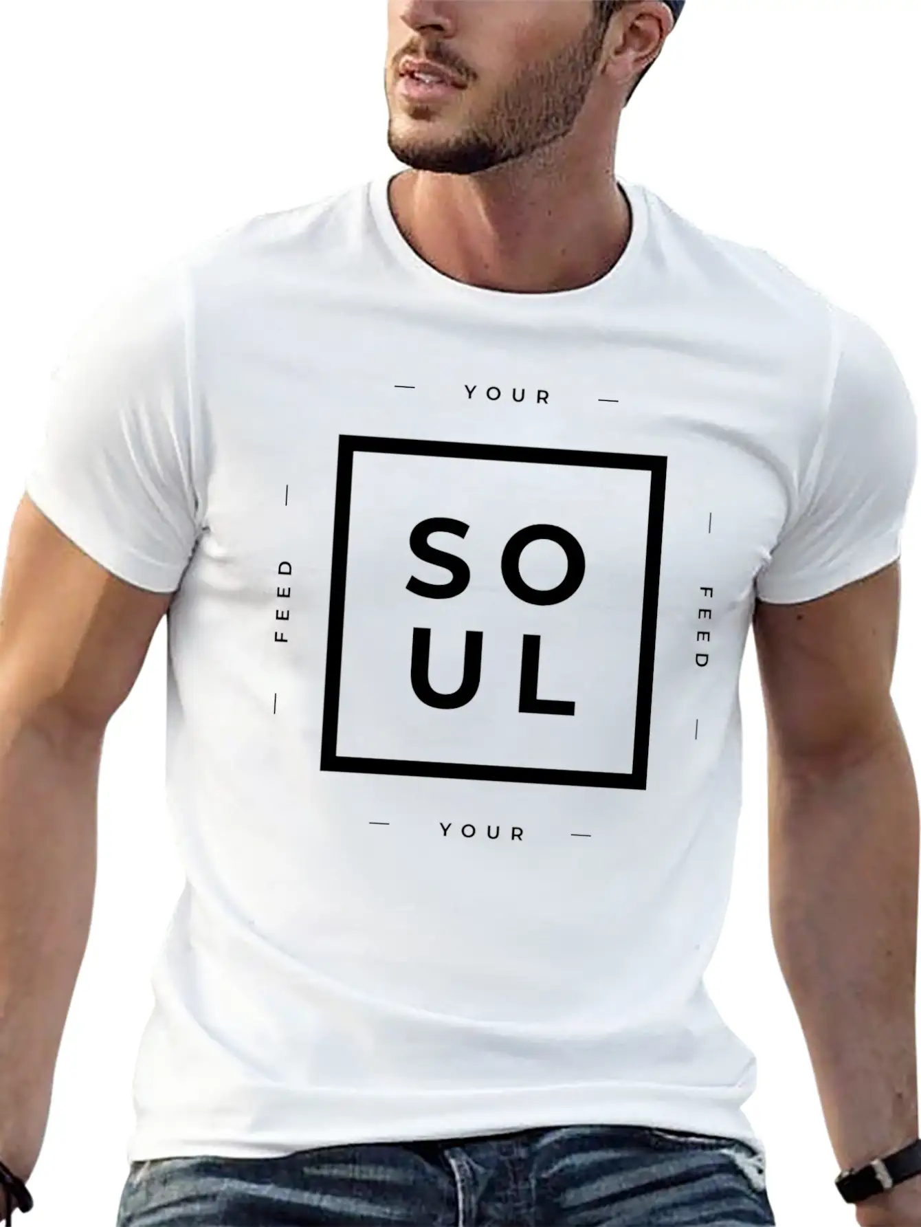 Your Soul Feed Stylish Everyday T-Shirt – Unisex Basic Cotton Tee