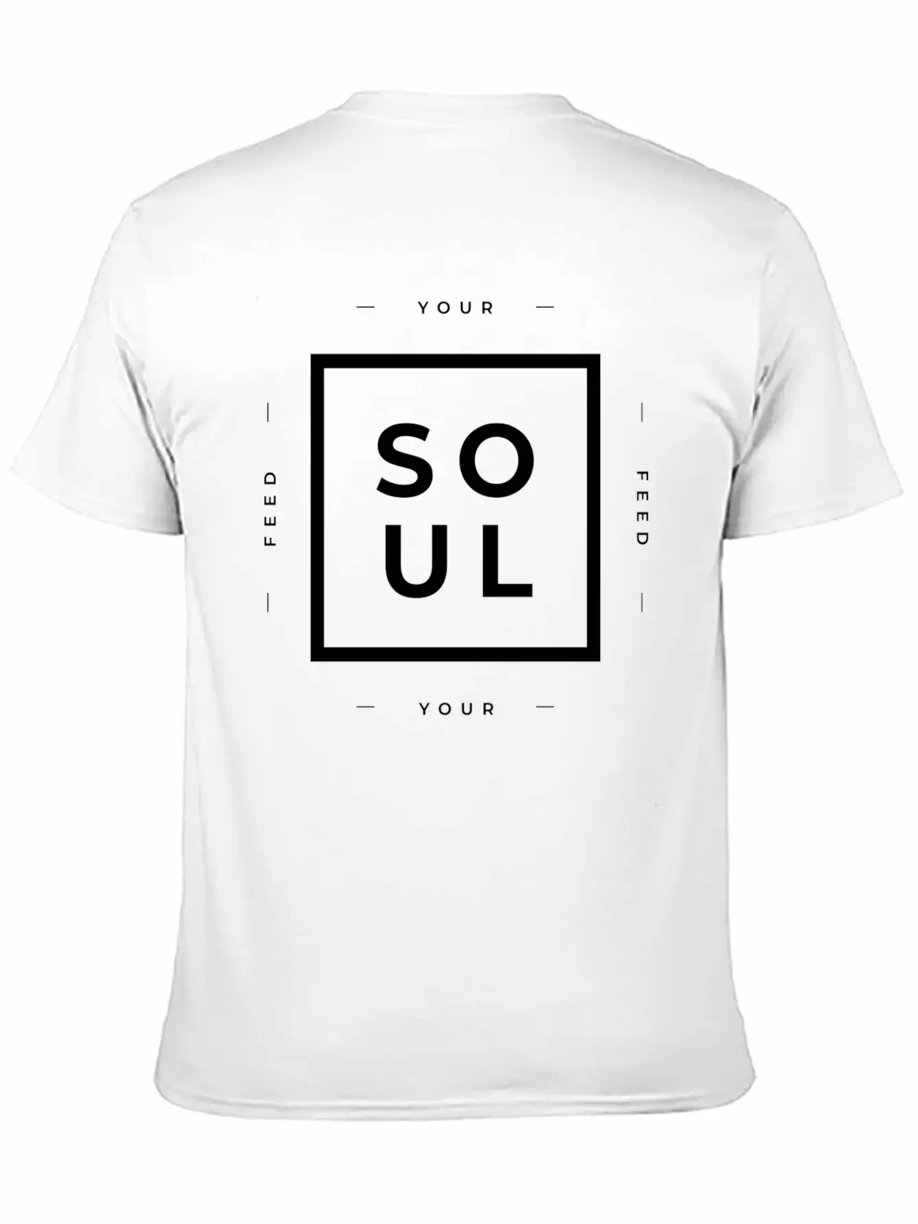 Your Soul Feed Stylish Everyday T-Shirt – Unisex Basic Cotton Tee