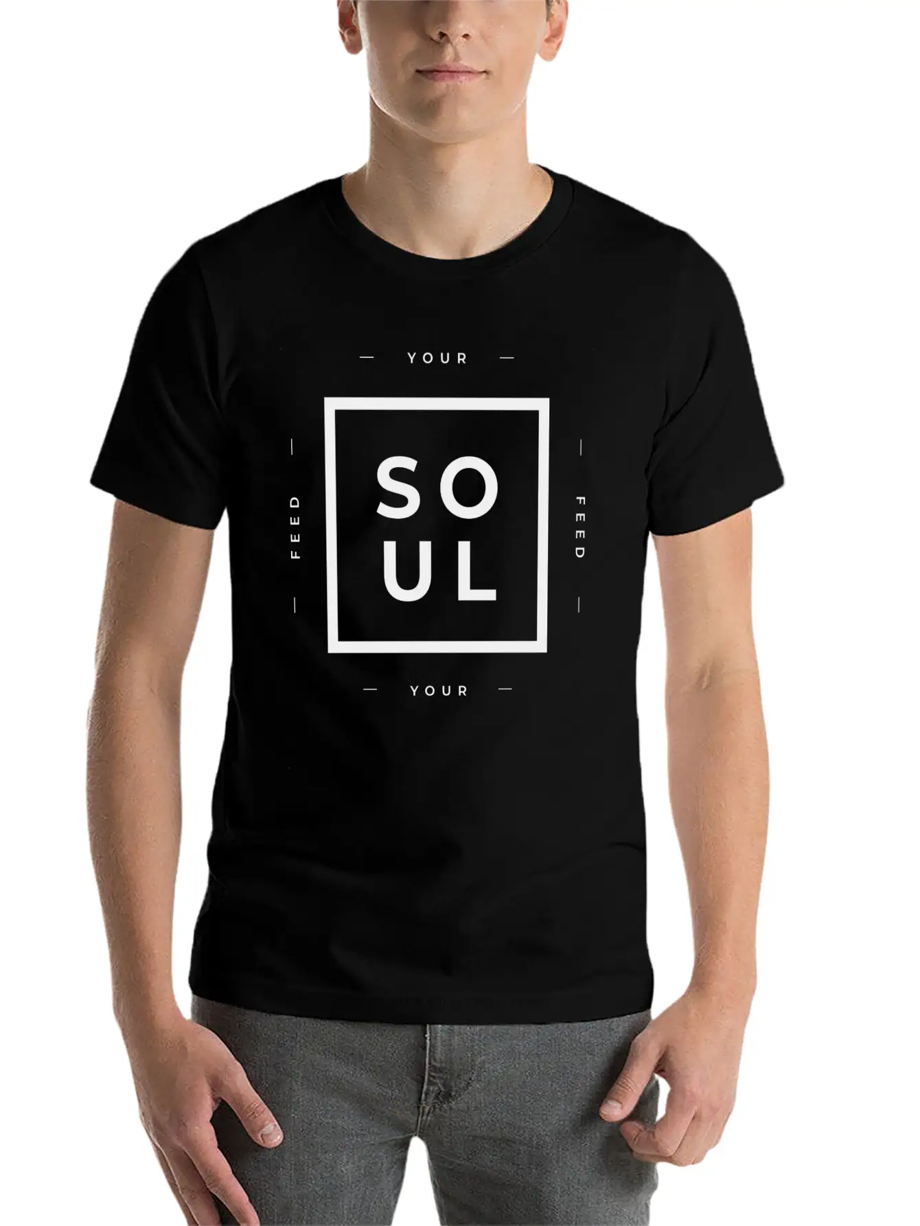 Your Soul Feed Stylish Everyday T-Shirt – Unisex Basic Cotton Tee