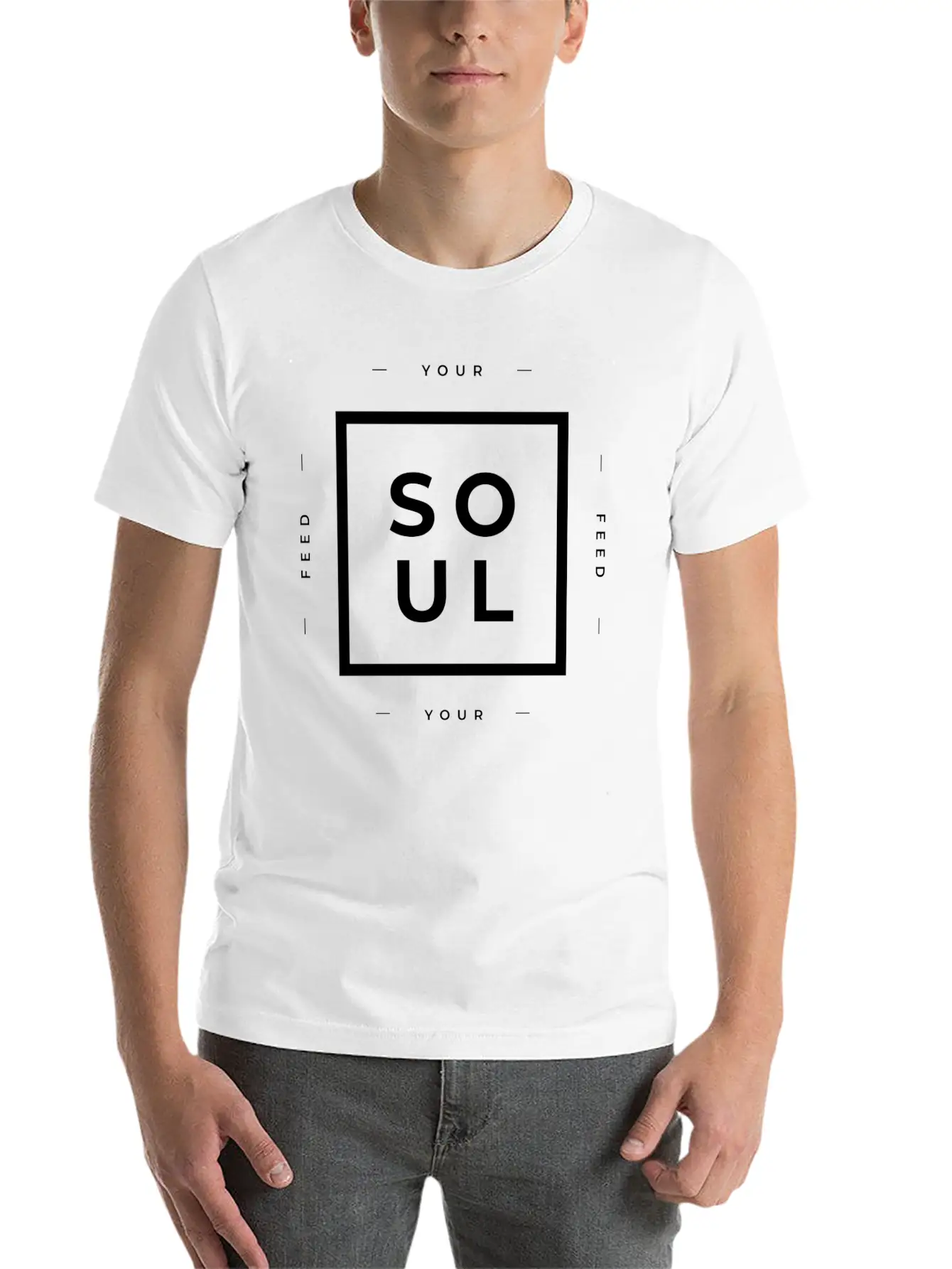 Your Soul Feed Stylish Everyday T-Shirt – Unisex Basic Cotton Tee