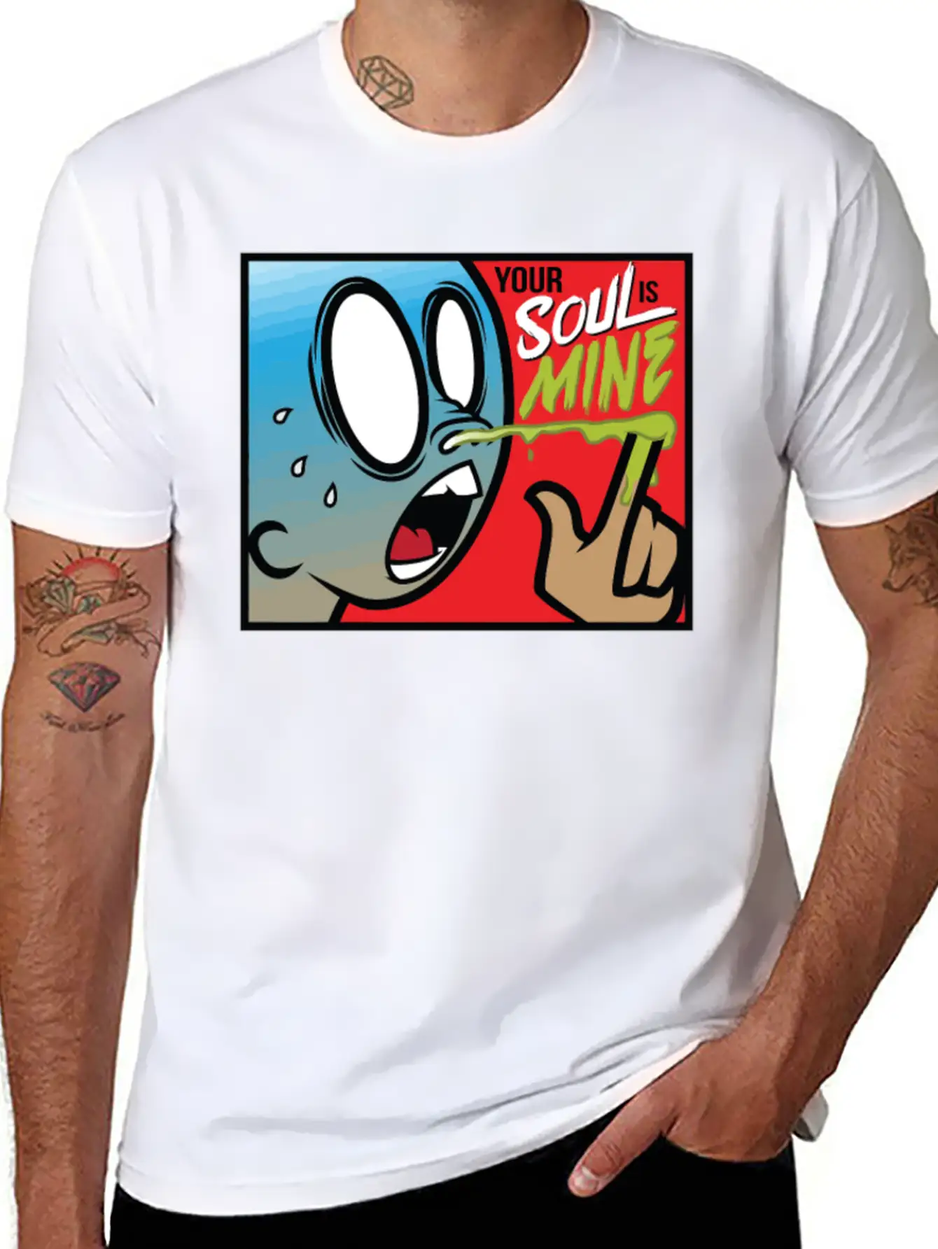 Your Soul Is Mine Lightweight Cotton T-Shirt – Daily Comfort Graphic Shirt