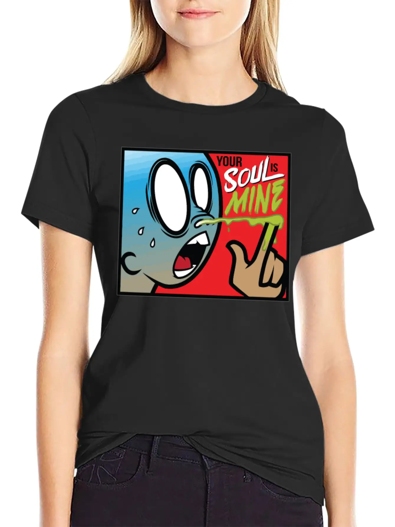 Your Soul Is Mine Lightweight Cotton T-Shirt – Daily Comfort Graphic Shirt