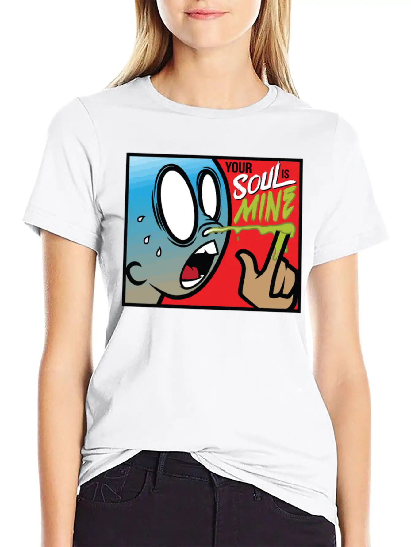Your Soul Is Mine Lightweight Cotton T-Shirt – Daily Comfort Graphic Shirt