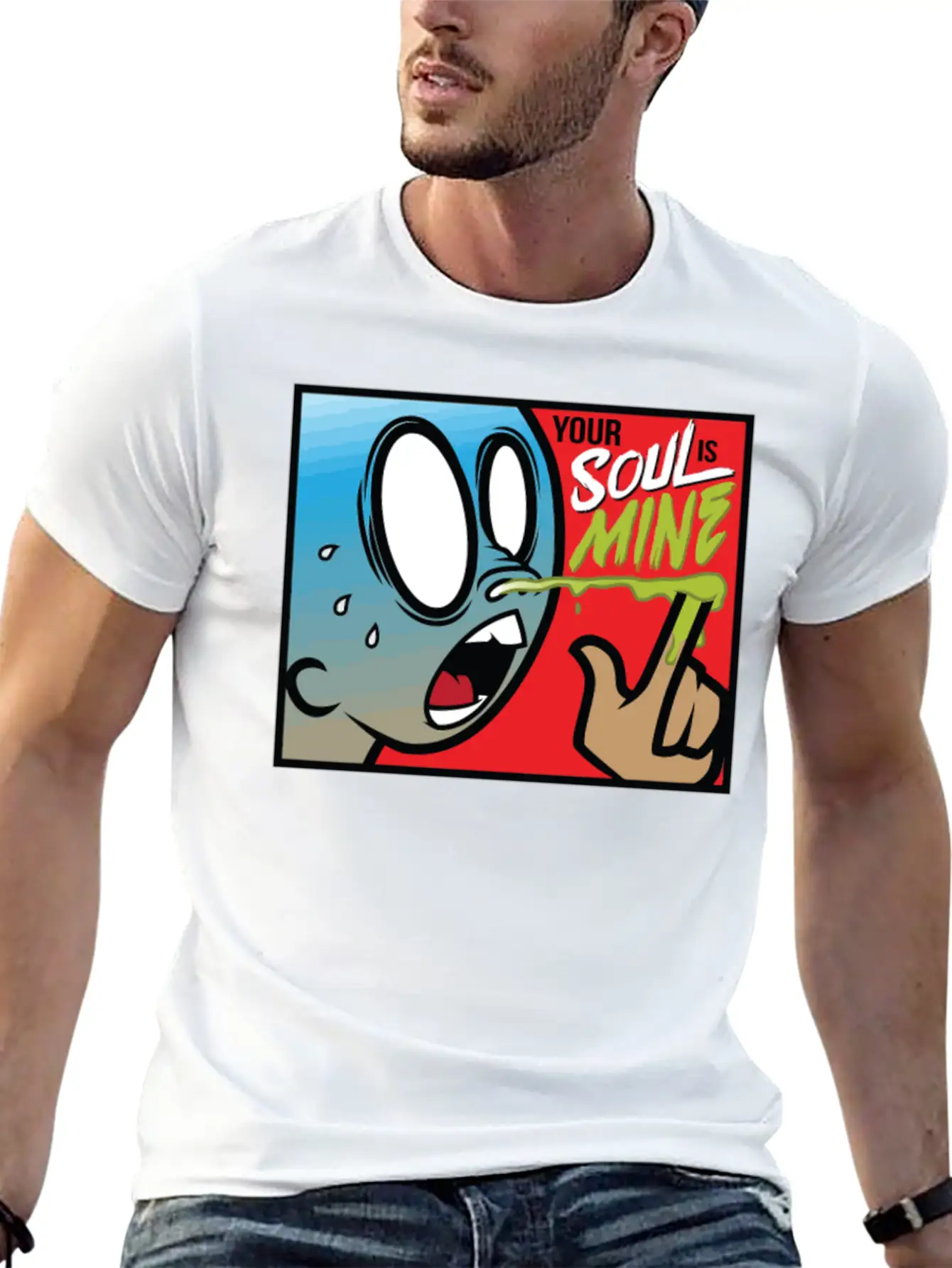 Your Soul Is Mine Lightweight Cotton T-Shirt – Daily Comfort Graphic Shirt
