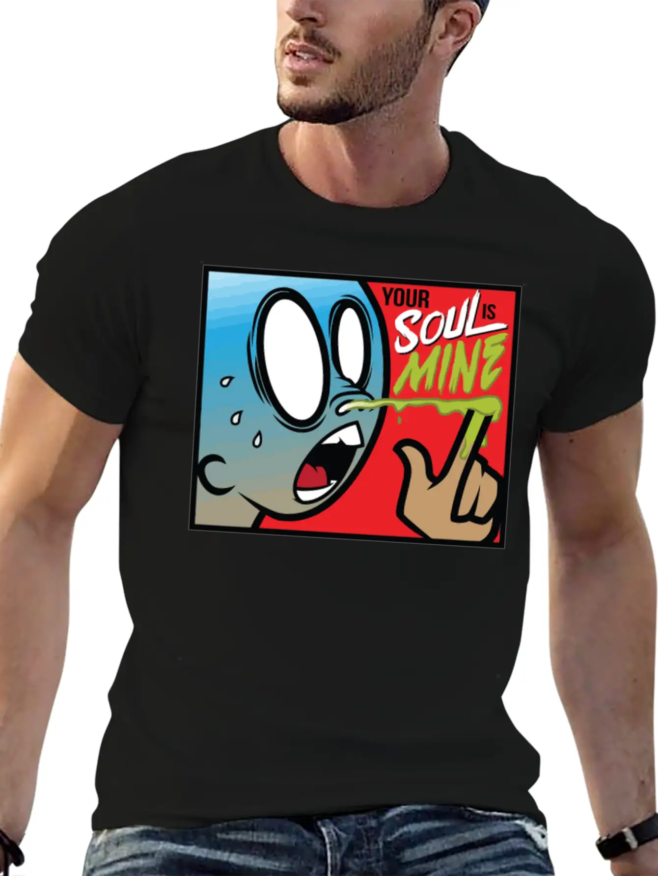 Your Soul Is Mine Lightweight Cotton T-Shirt – Daily Comfort Graphic Shirt