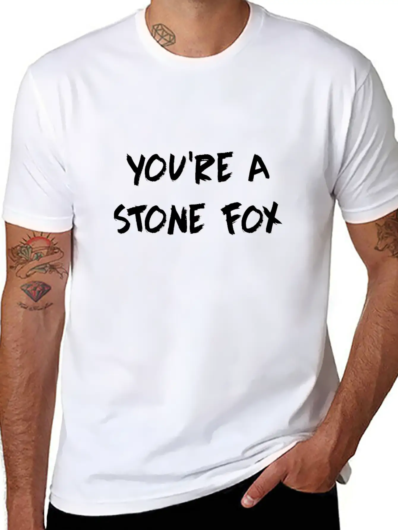 You're A Stone Fox Classic Fit Graphic Tee For Daily Comfort – Unisex Cotton Shirt