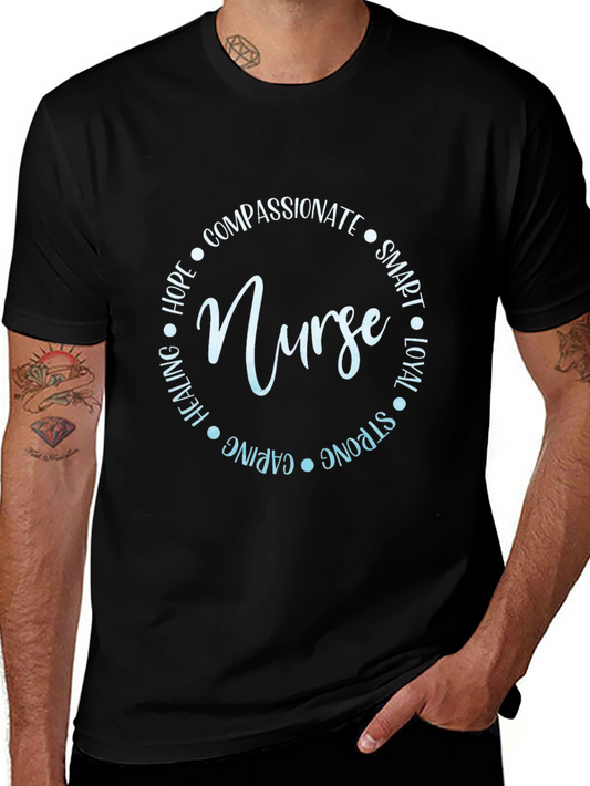Nurse Definition T-Shirt - Caring Strong Loyal Smart