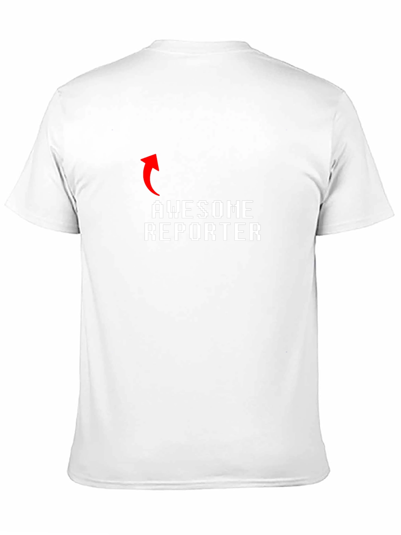 Awesome Reporter Graphic Tee - Black Cotton Shirt