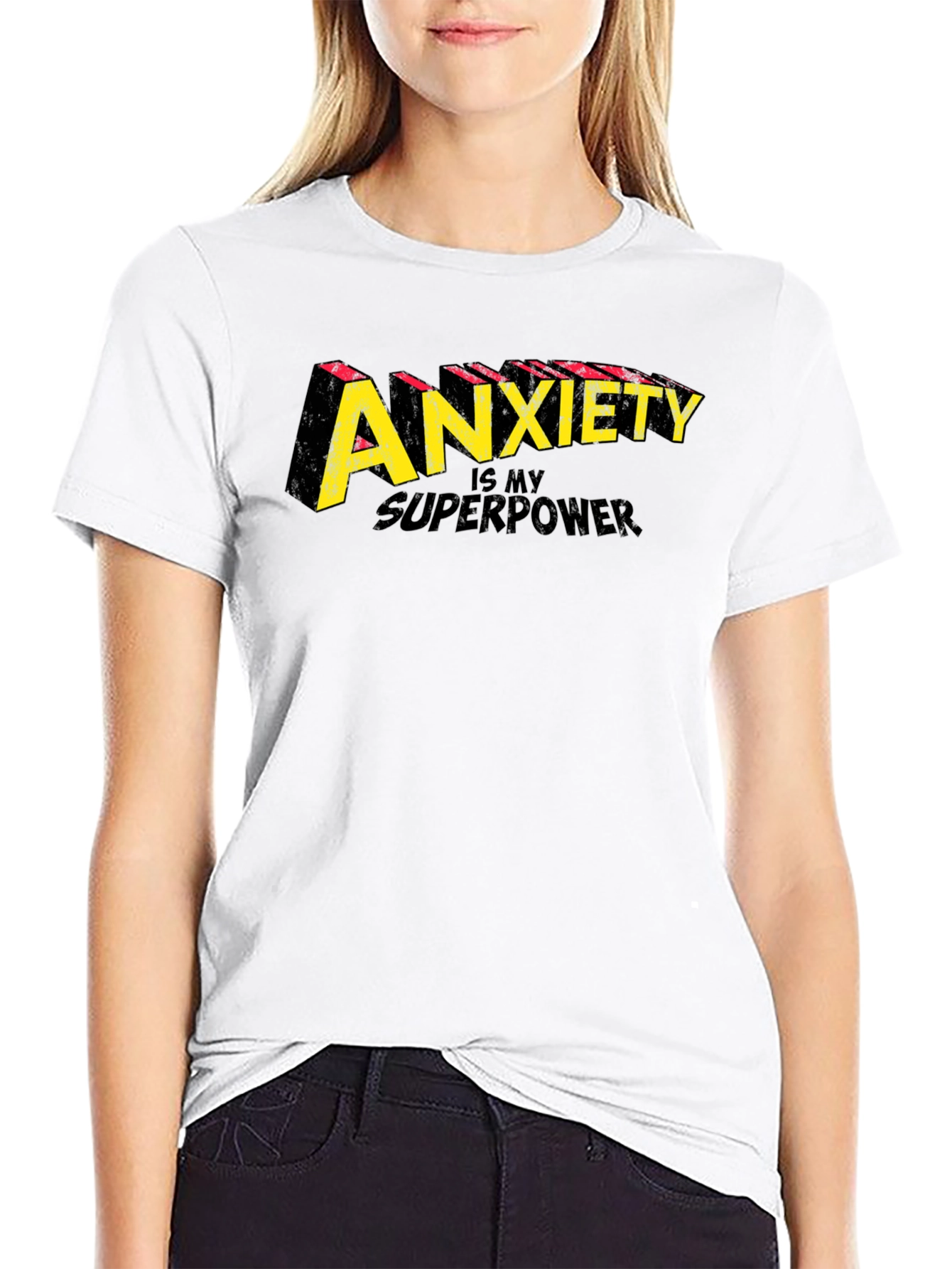 Anxiety Is My Superpower Graphic Tee