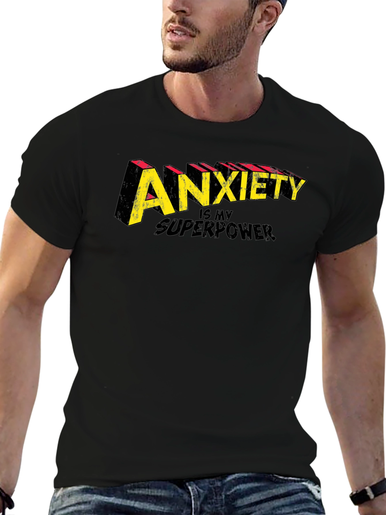 Anxiety Is My Superpower Graphic Tee