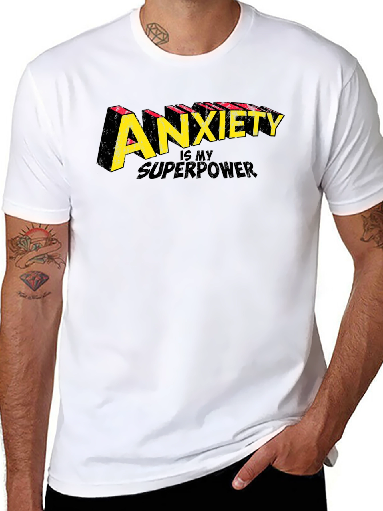 Anxiety Is My Superpower Graphic Tee