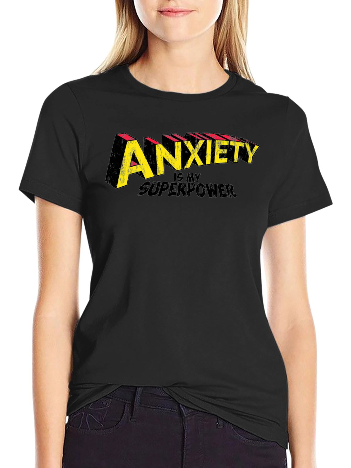 Anxiety Is My Superpower Graphic Tee