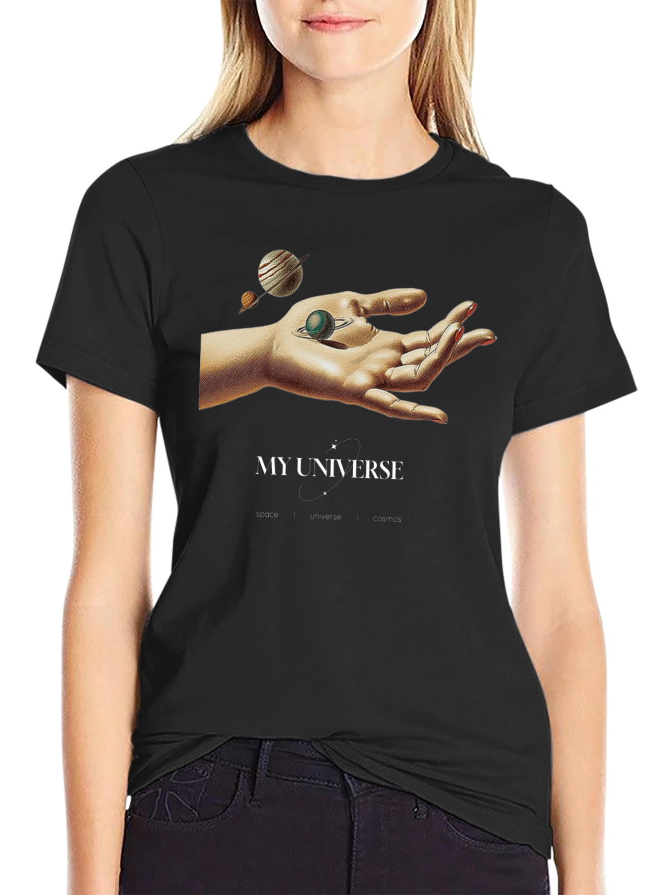 My Universe Graphic Print T-Shirt