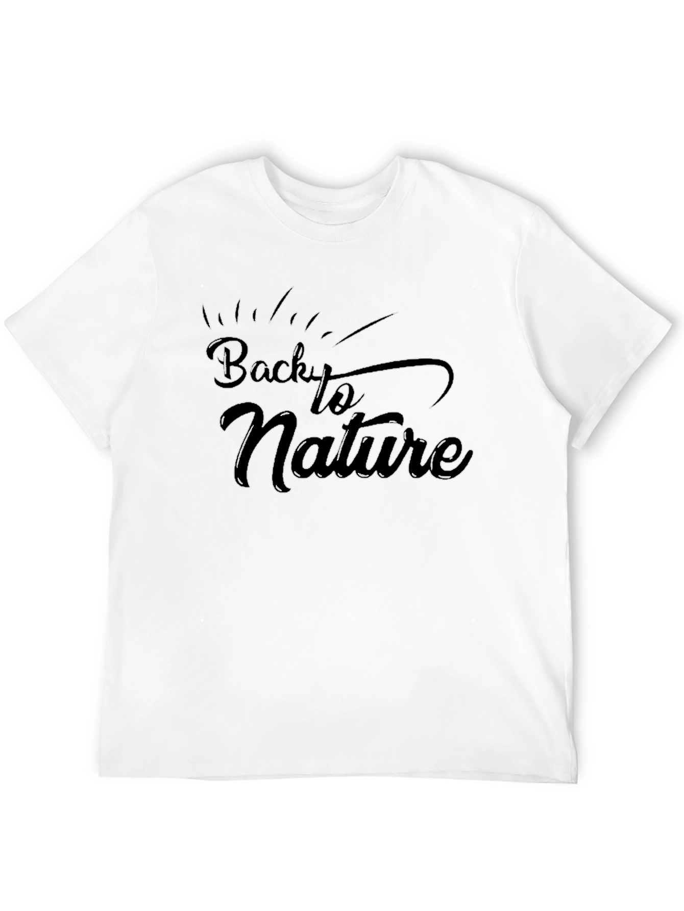 Back to Nature Graphic Tee - Black