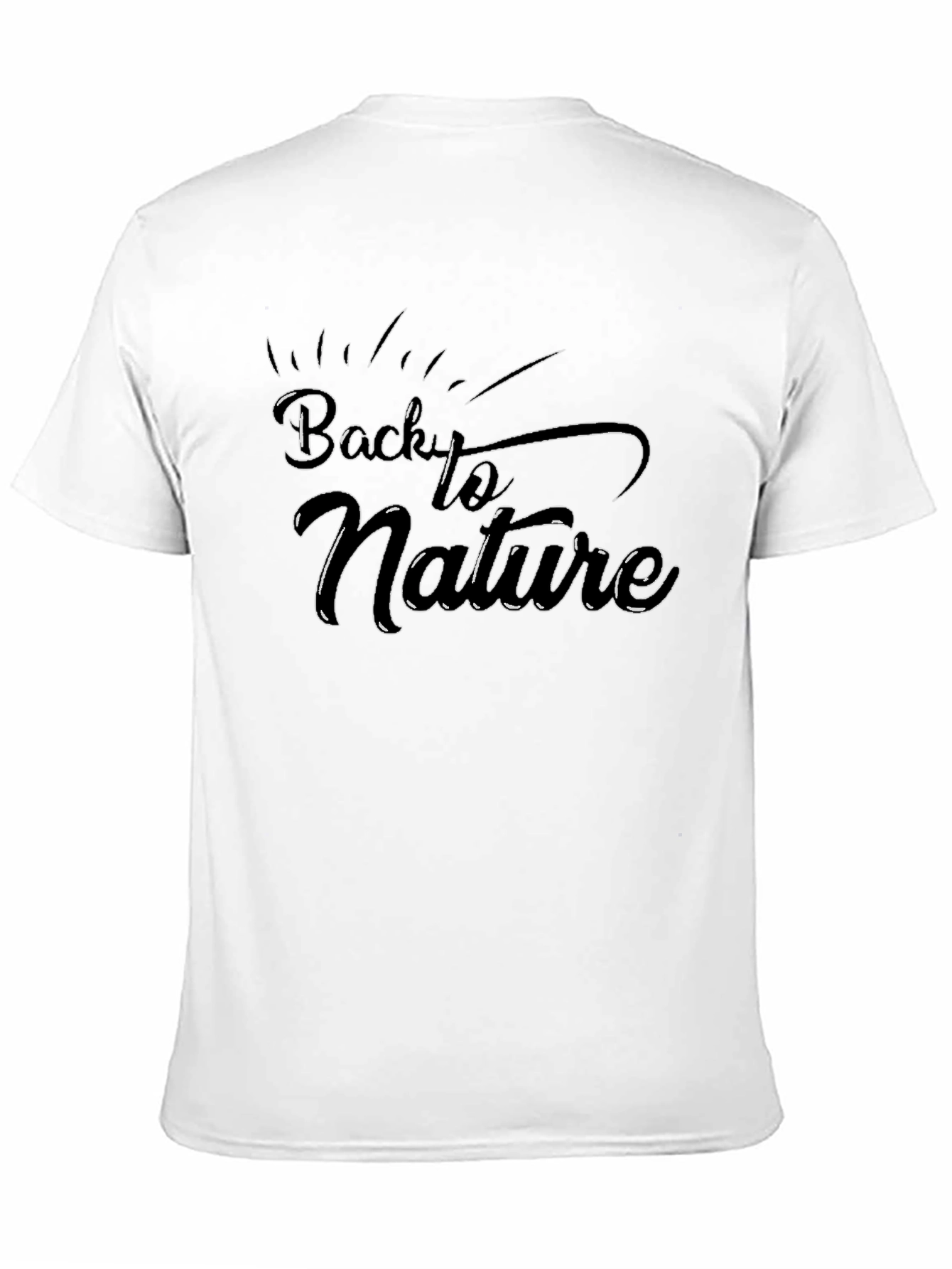 Back to Nature Graphic Tee - Black