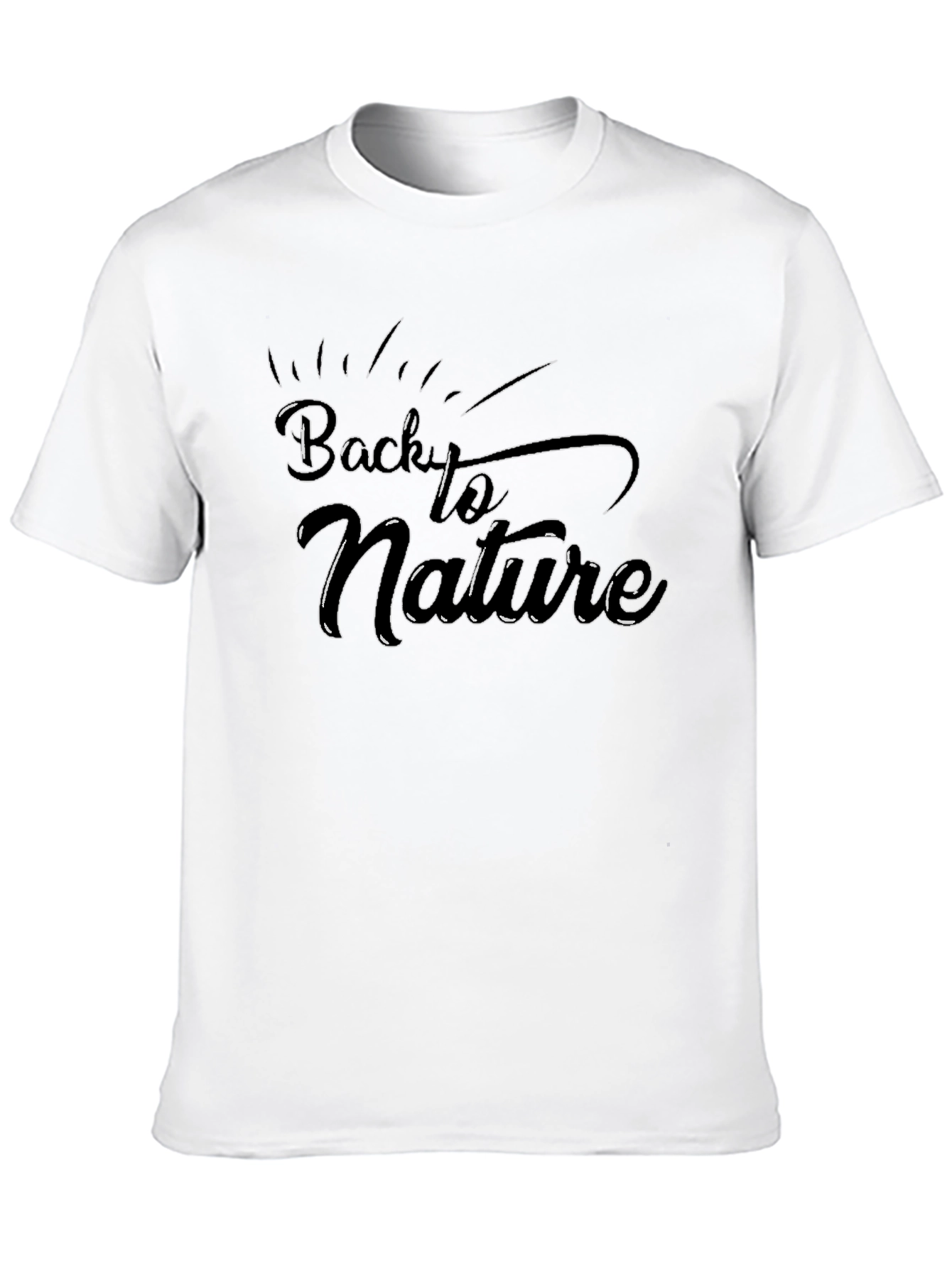 Back to Nature Graphic Tee - Black