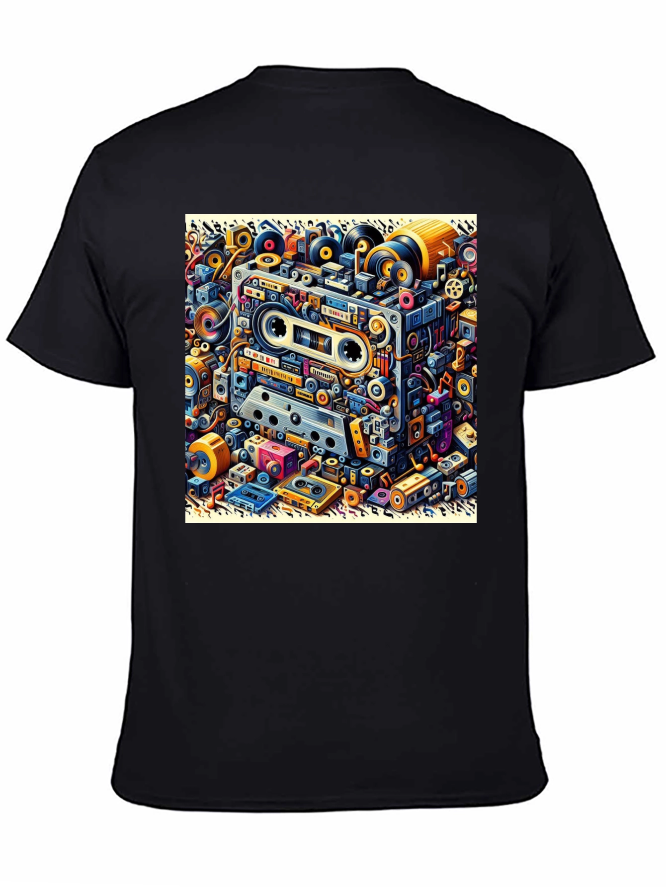 Retro Cassette Tape Graphic T-Shirt