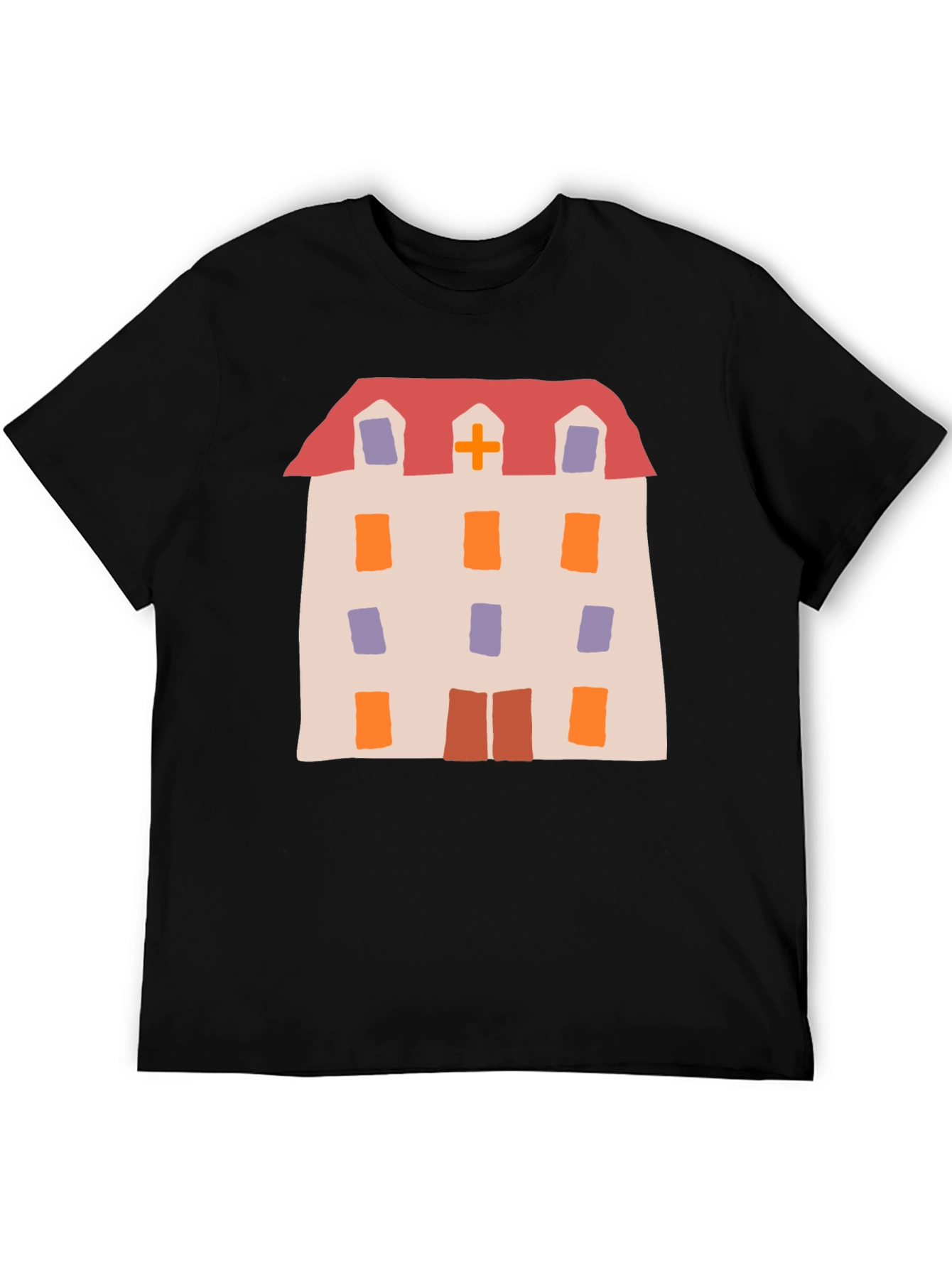 Novelty Hospital Building Graphic Tee