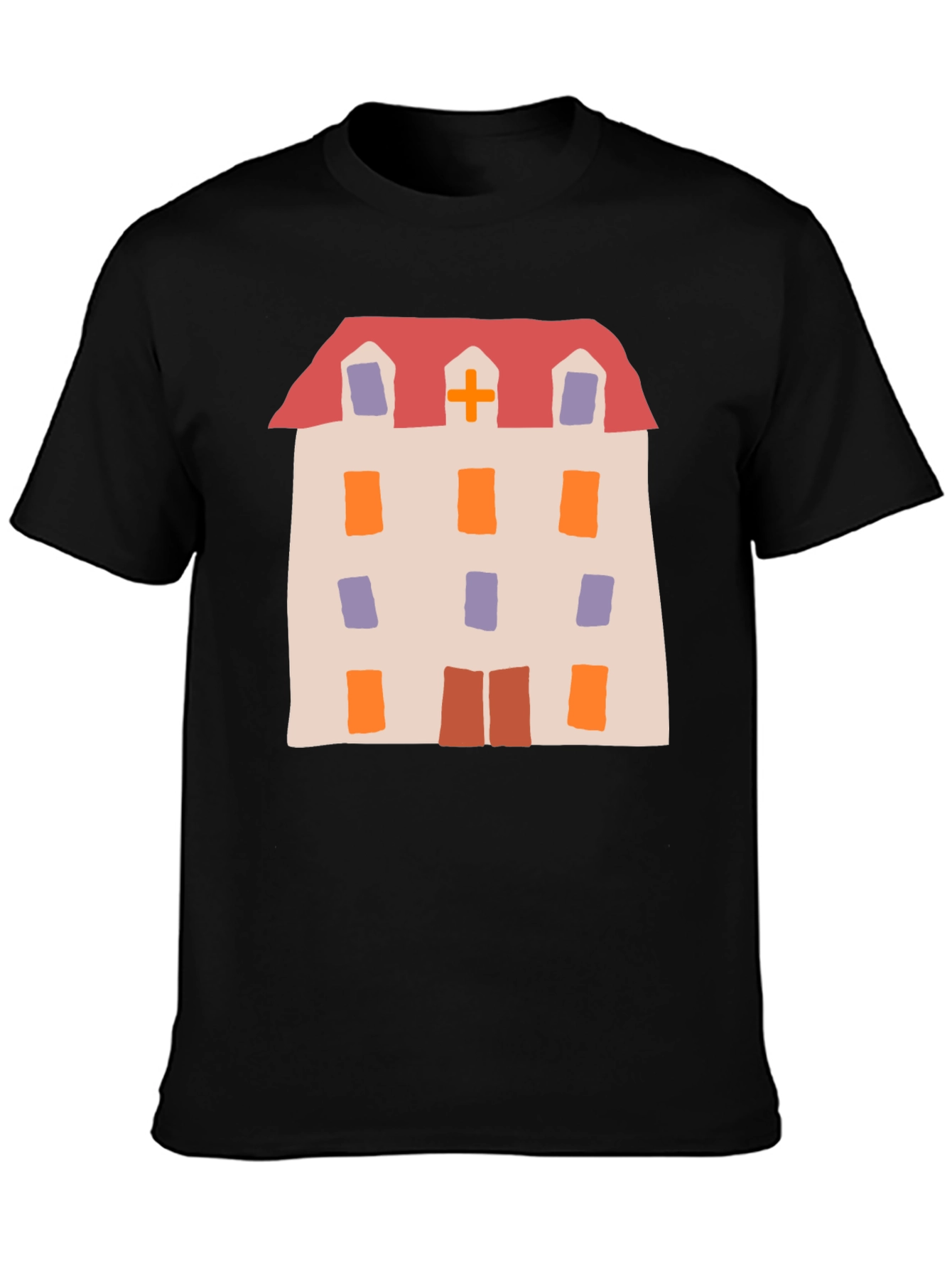 Novelty Hospital Building Graphic Tee