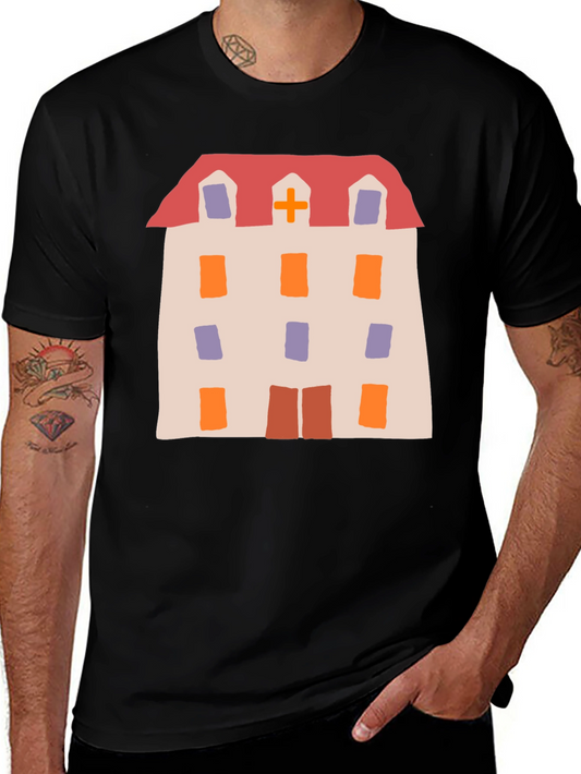 Novelty Hospital Building Graphic Tee