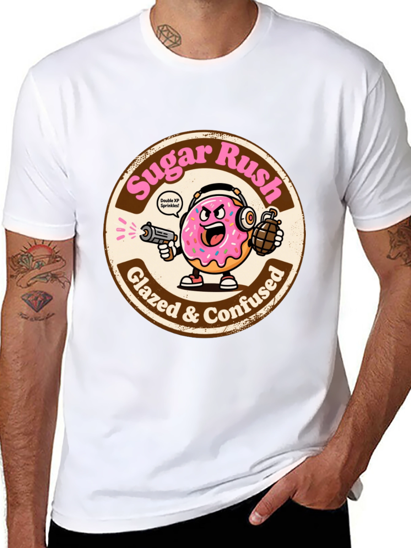 Sugar Rush T-Shirt - Glazed & Confused