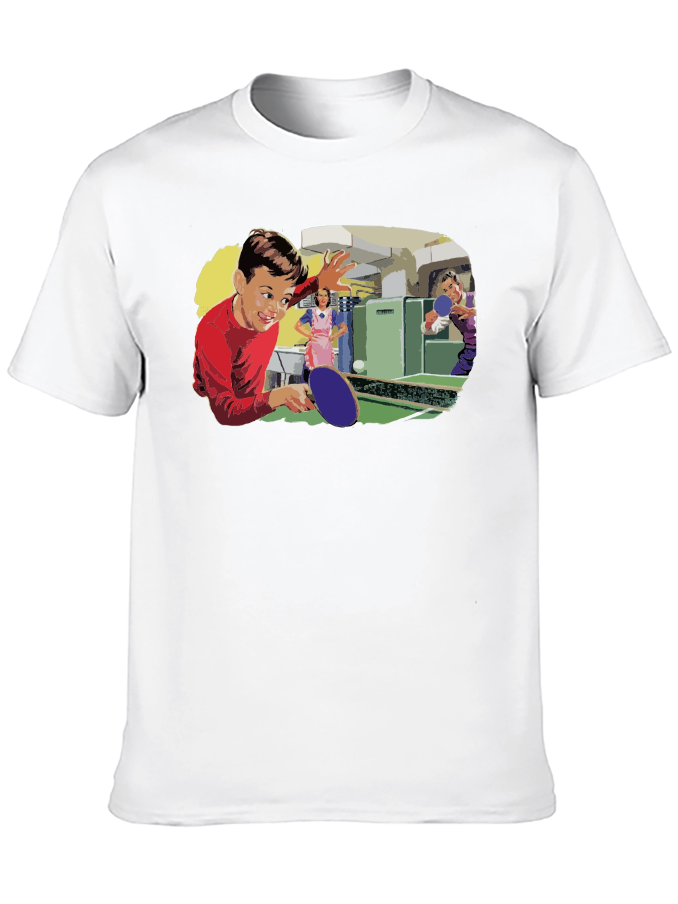 Retro Table Tennis Graphic Tee