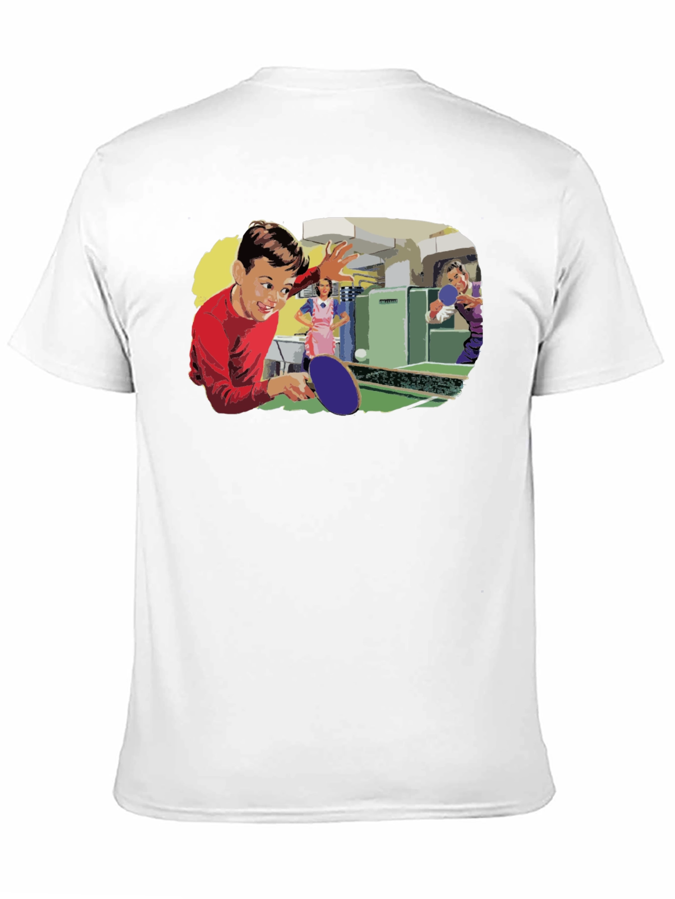 Retro Table Tennis Graphic Tee