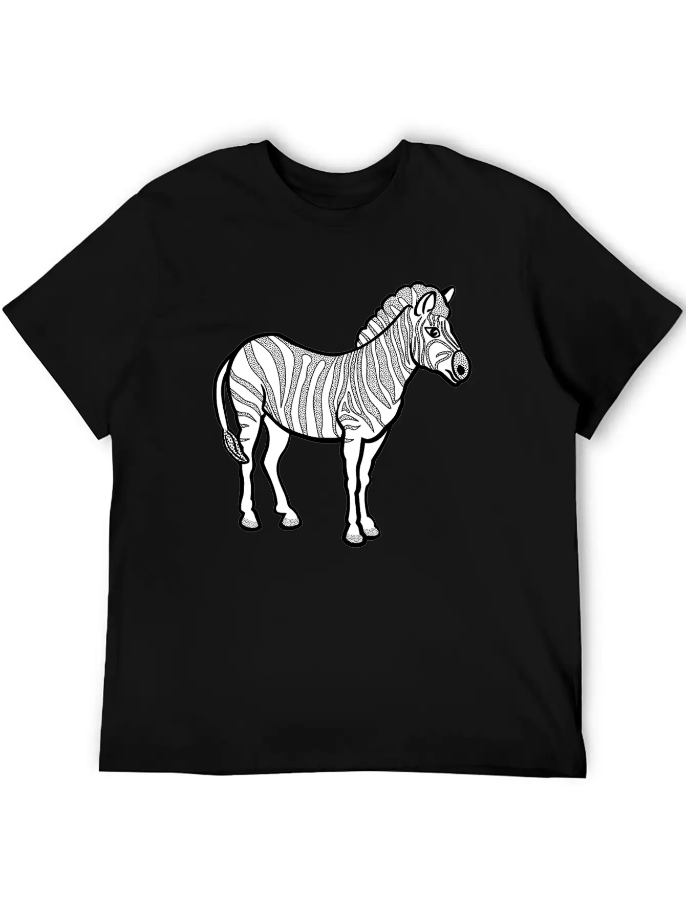 Zebra Horse Safari Serengeti Africa Afrika Pferd47 Lightweight Cotton T-Shirt – Daily Comfort Graphic Shirt