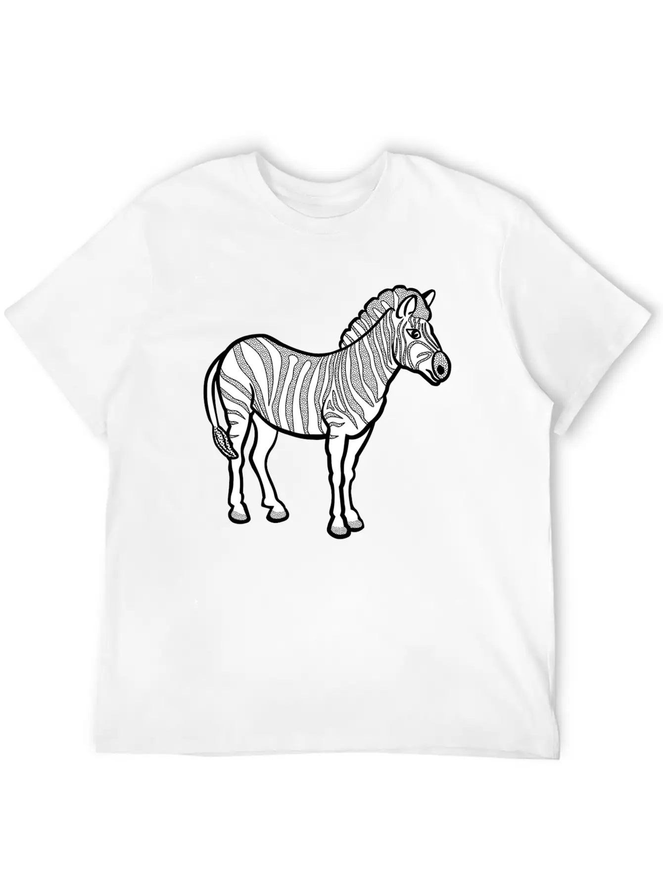 Zebra Horse Safari Serengeti Africa Afrika Pferd47 Lightweight Cotton T-Shirt – Daily Comfort Graphic Shirt