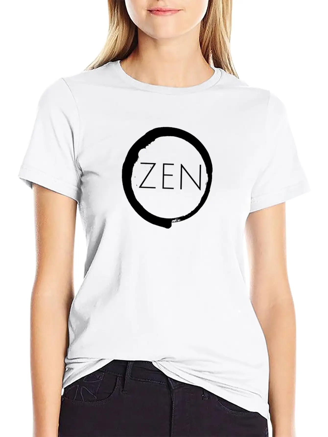 Zen Buddhist Meditation Yoga Buddha Asia Essential Cotton Tee For Daily Outfits – Unisex Style