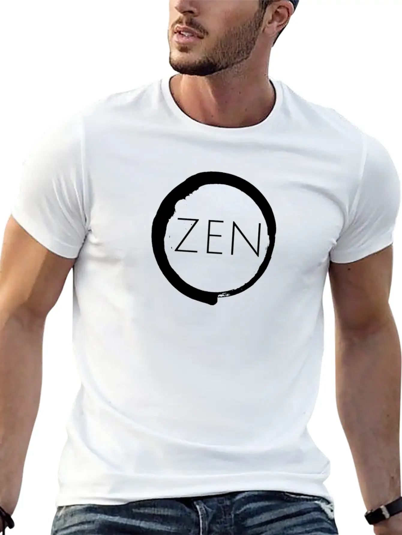 Zen Buddhist Meditation Yoga Buddha Asia Essential Cotton Tee For Daily Outfits – Unisex Style