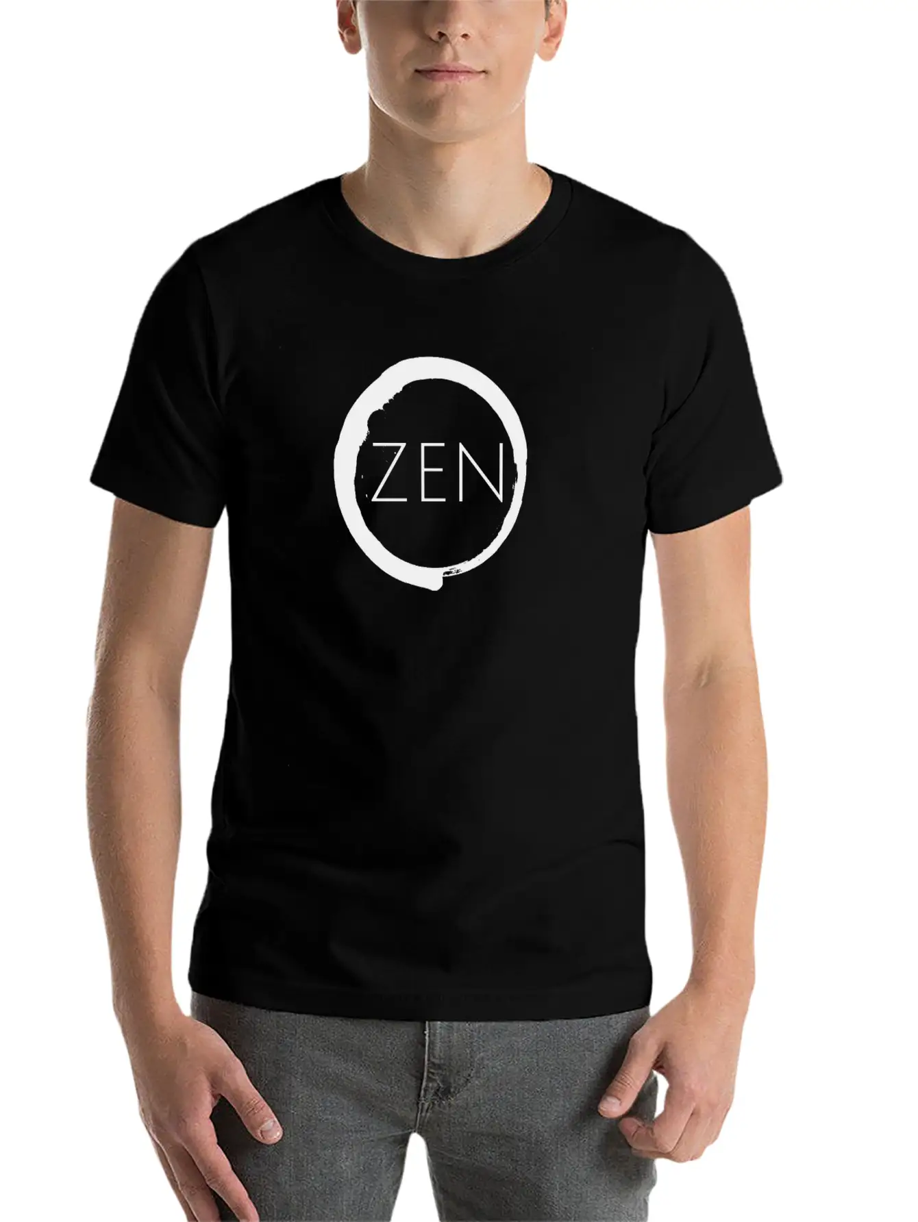 Zen Buddhist Meditation Yoga Buddha Asia Essential Cotton Tee For Daily Outfits – Unisex Style