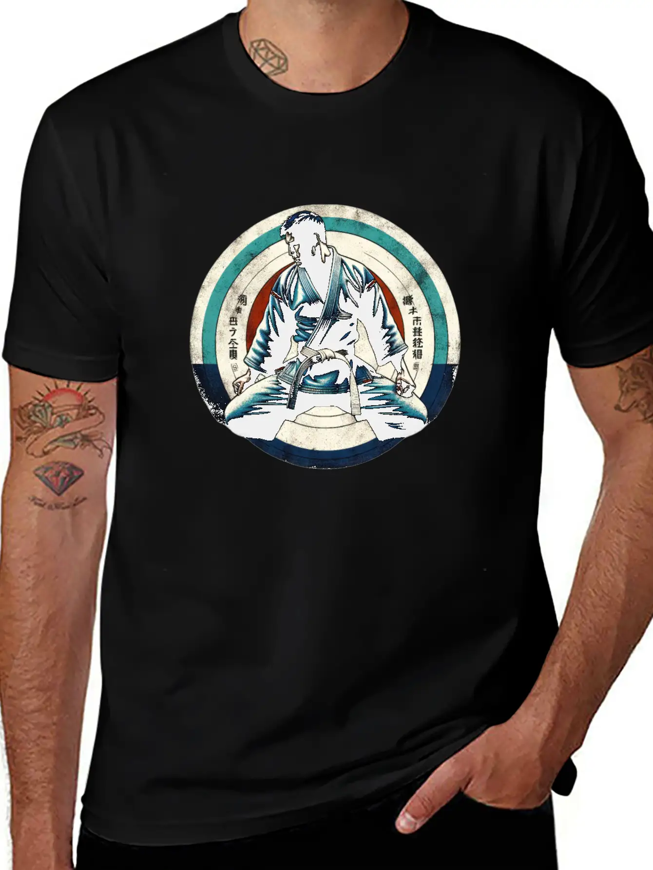 Zen Martial Arts Focus Comfortable Minimalist Graphic Tee – Summer Style Essential