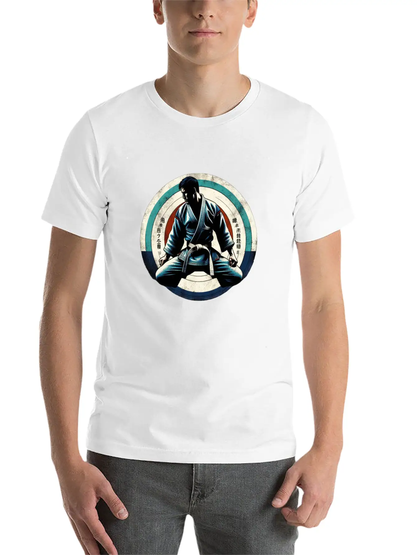 Zen Martial Arts Focus Comfortable Minimalist Graphic Tee – Summer Style Essential