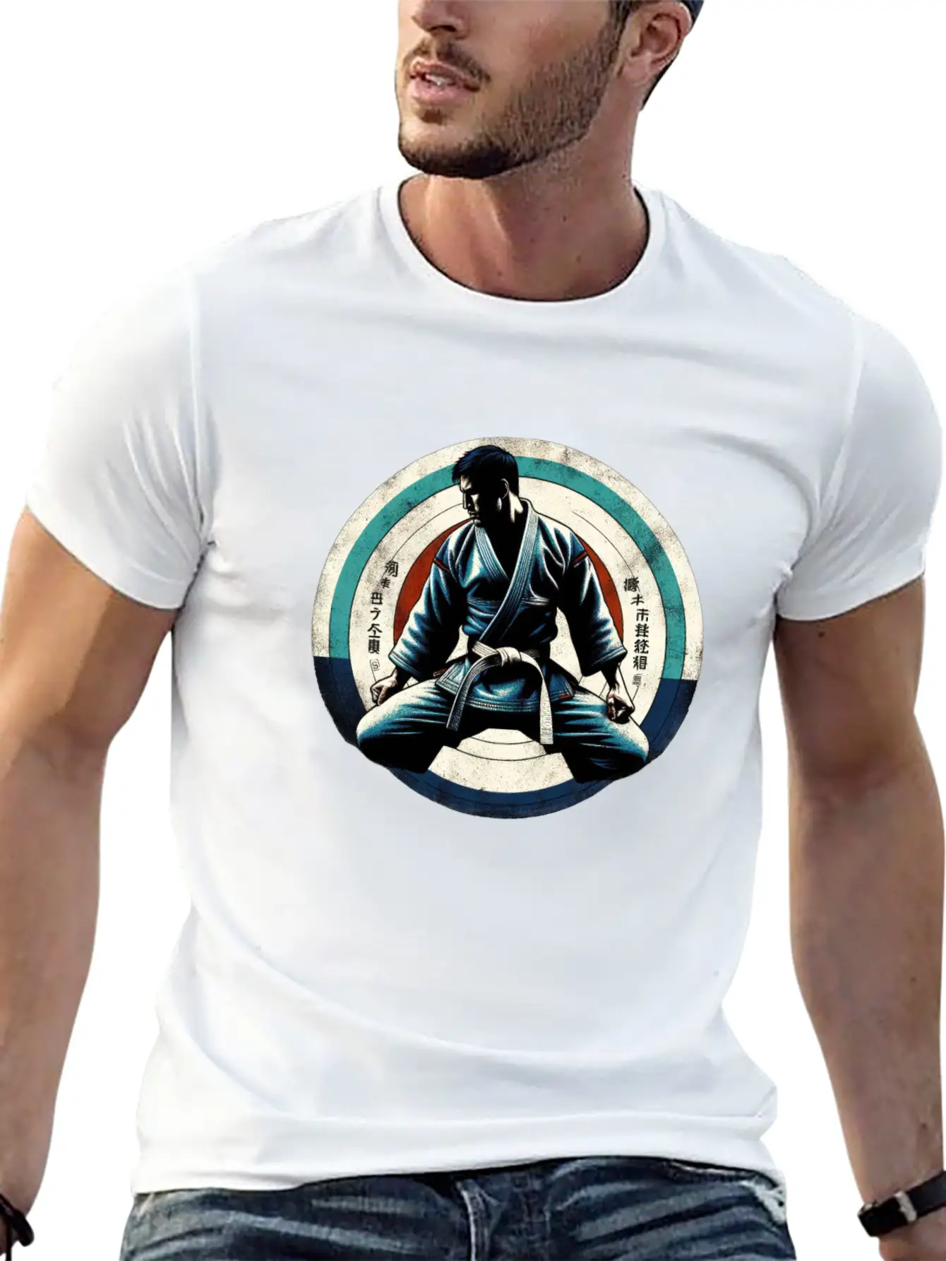 Zen Martial Arts Focus Comfortable Minimalist Graphic Tee – Summer Style Essential