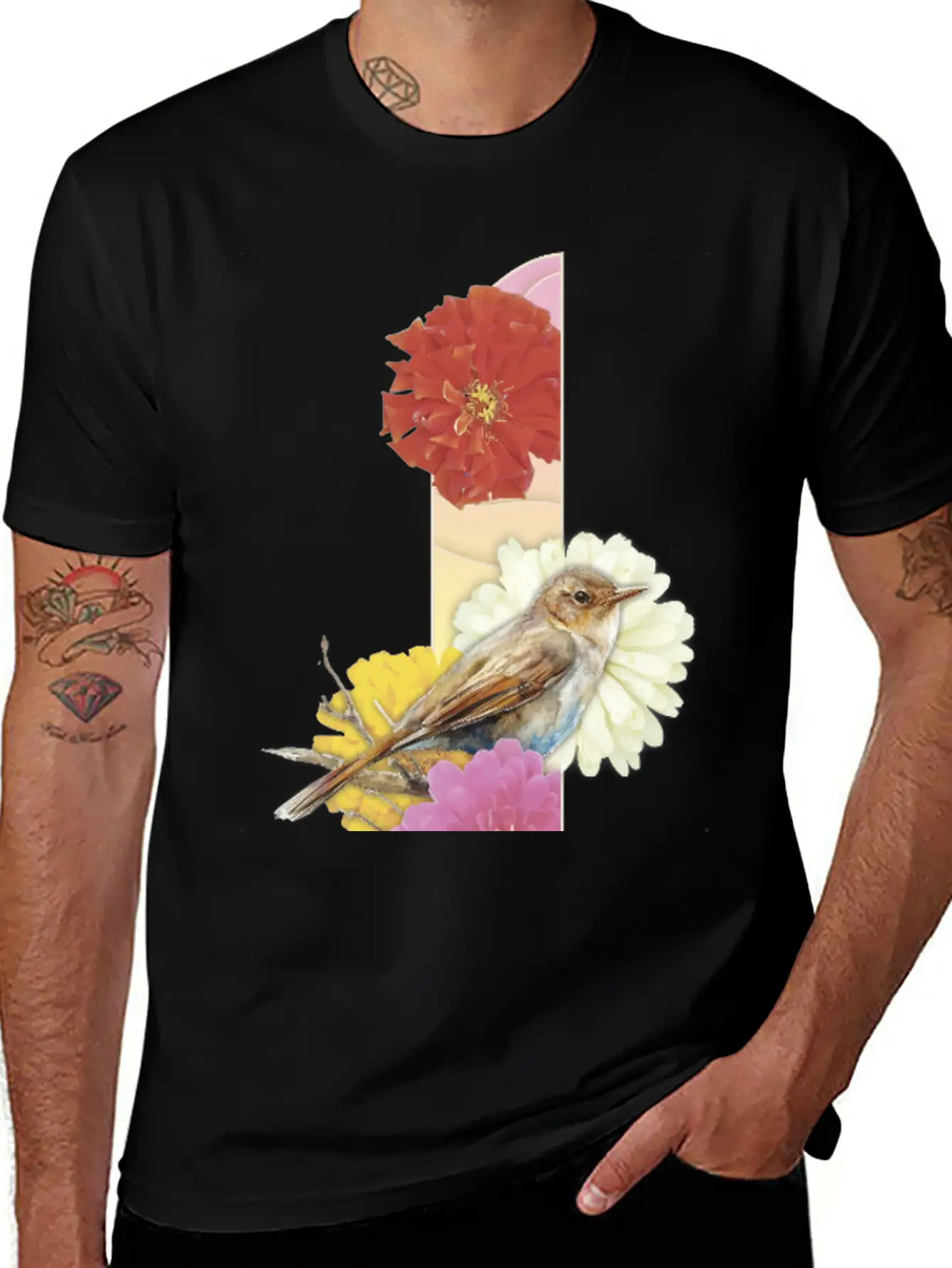 Zinnia And Tone Of The Nightingale Modern Fit Casual T-Shirt – Clean And Versatile Design