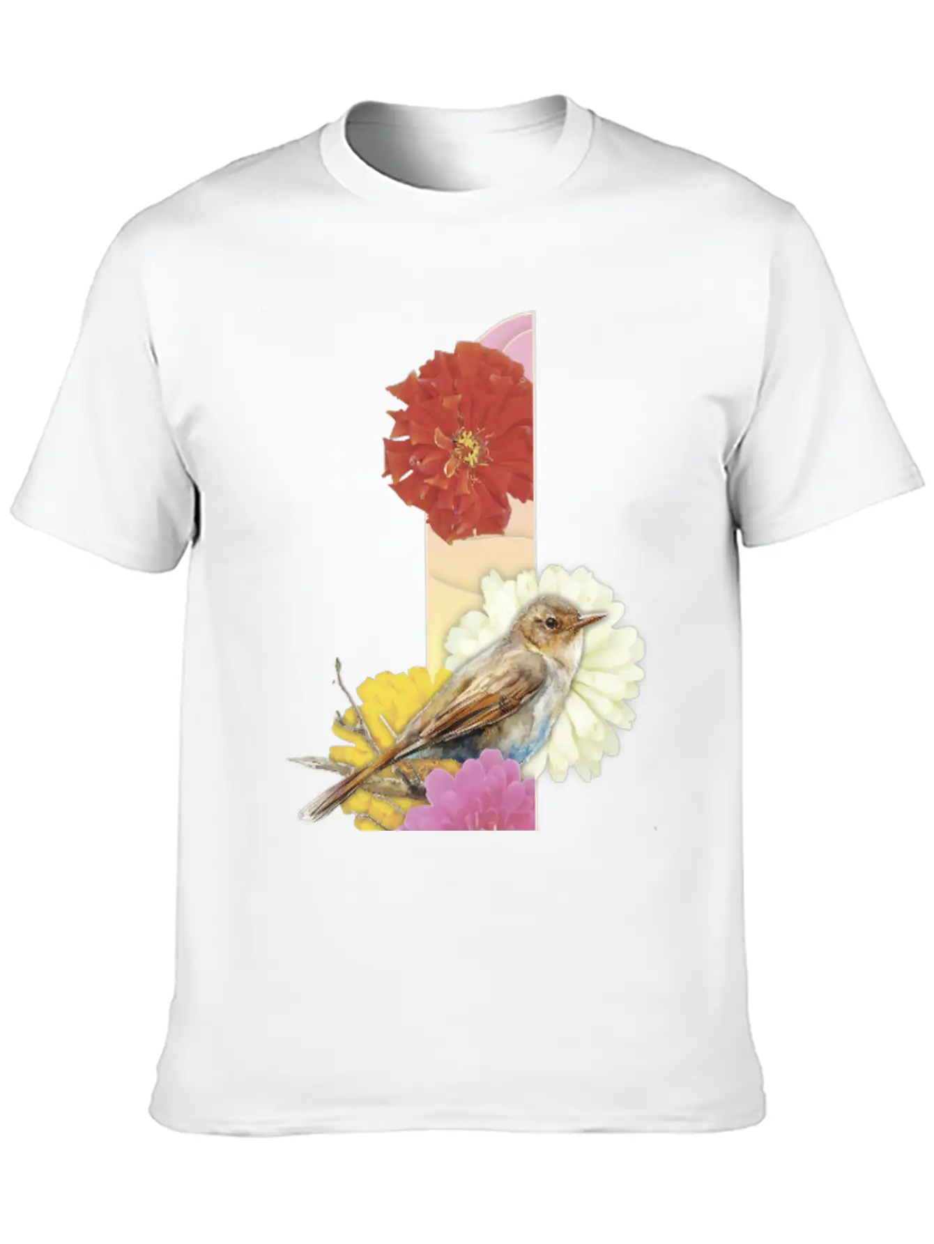 Zinnia And Tone Of The Nightingale Modern Fit Casual T-Shirt – Clean And Versatile Design