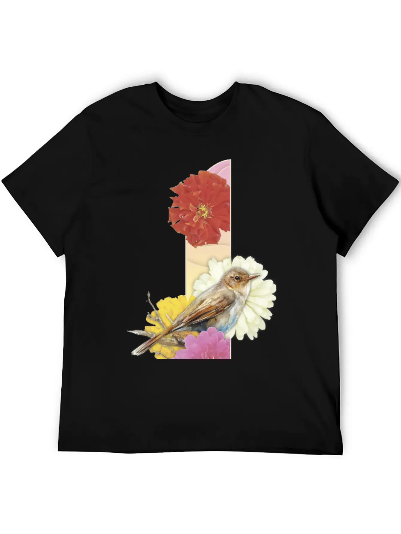 Zinnia And Tone Of The Nightingale Modern Fit Casual T-Shirt – Clean And Versatile Design